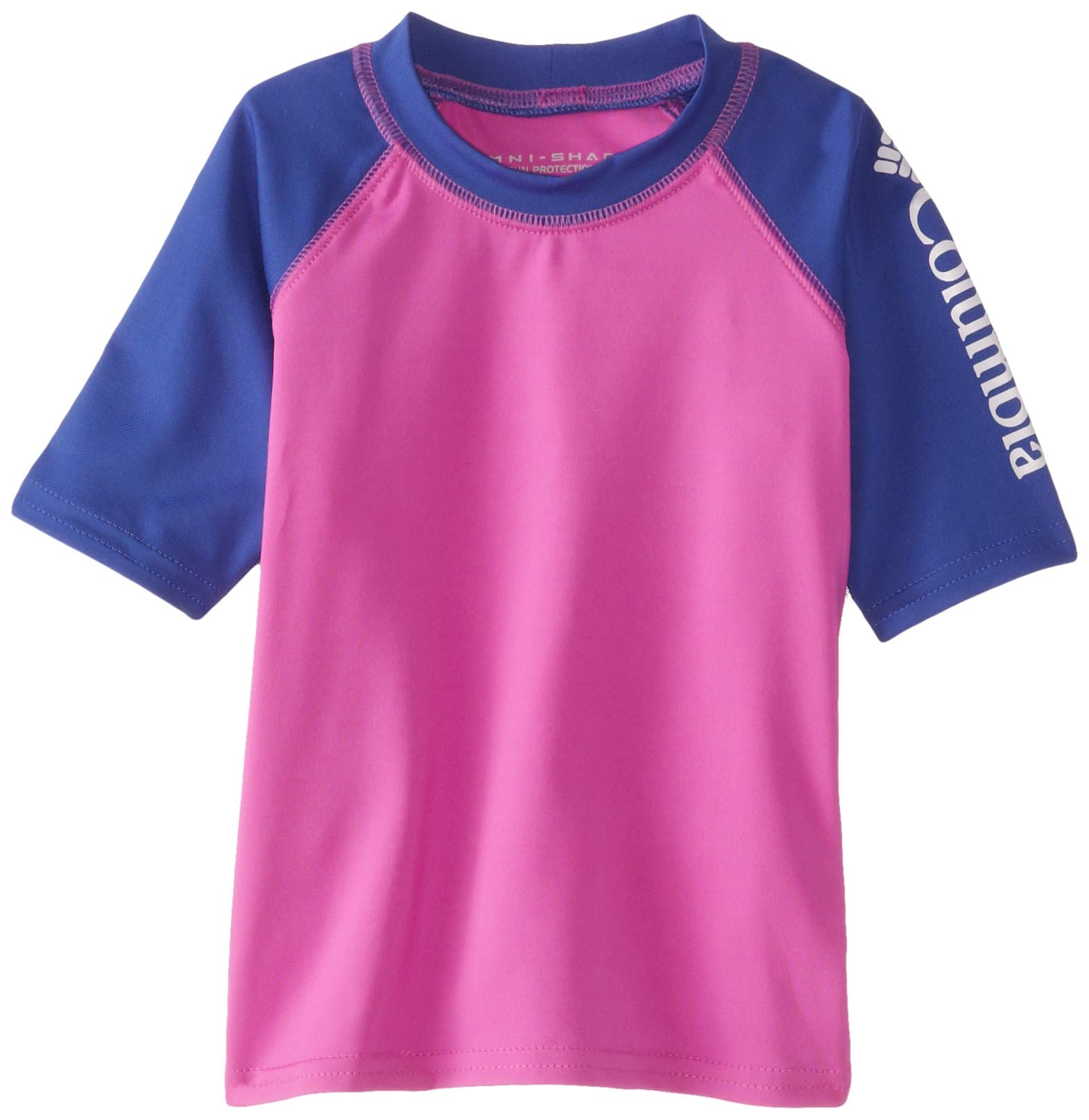 Columbia Little Girls' Toddler Mini Breaker II Short Sleeve Sunguard Top
