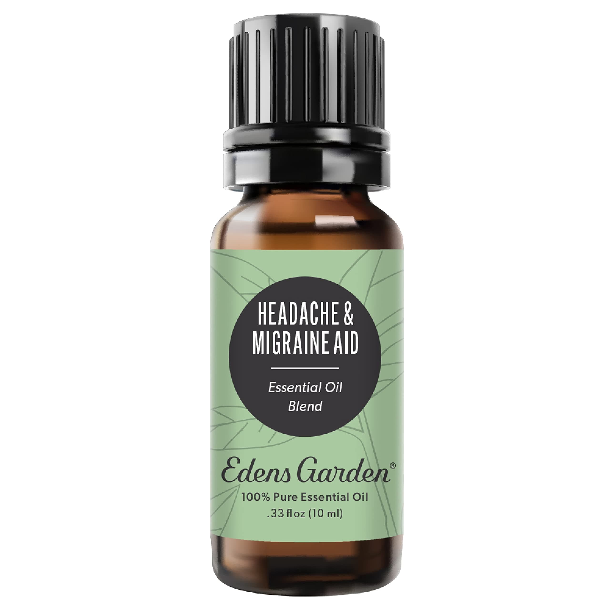 Edens Garden Headache & Migraine Aid Essential Oil Blend- 100% Pure Premium Grade, Undiluted, Natural, Therapeutic, Aromatherapy, The Best for Diffusing, Skin, Humidifiers, Face 10 ml (.33 fl oz)