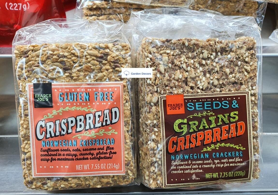 Trader Joe’s Norwegian Crispbread and Norwegian Crackers Seeds & Grains Crispbread (Two Bags)