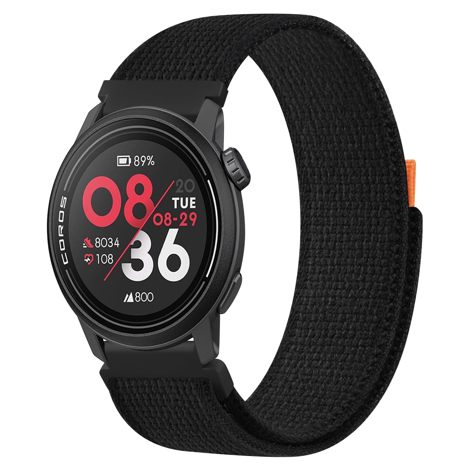 Nylon Bands Compatible with Coros Pace 3/Pace 4/Apex 2 Pro/Apex Pro/Apex 46mm Watch Band, Soft Nylon Sport Loop Replacement Wristband for Coros Pace 4/3 Watch