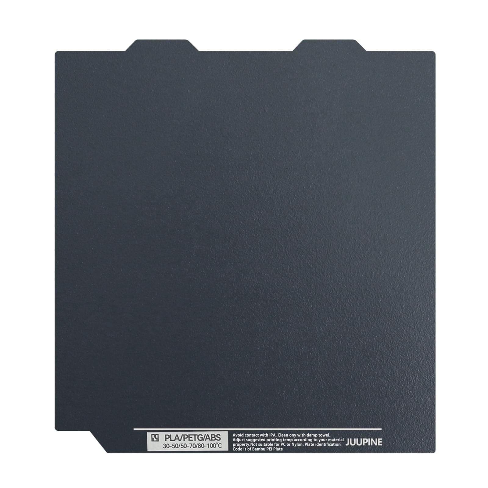 Wefuit Upgraded PLU Build Plate (Not PEI Sheet) for Bambu Lab A1 Mini, Room Temp Cold Printing,Flexible Double-Sided Textured Spring Steel Sheet,184x184mm Bambu Lab A1 Mini Build Plate.