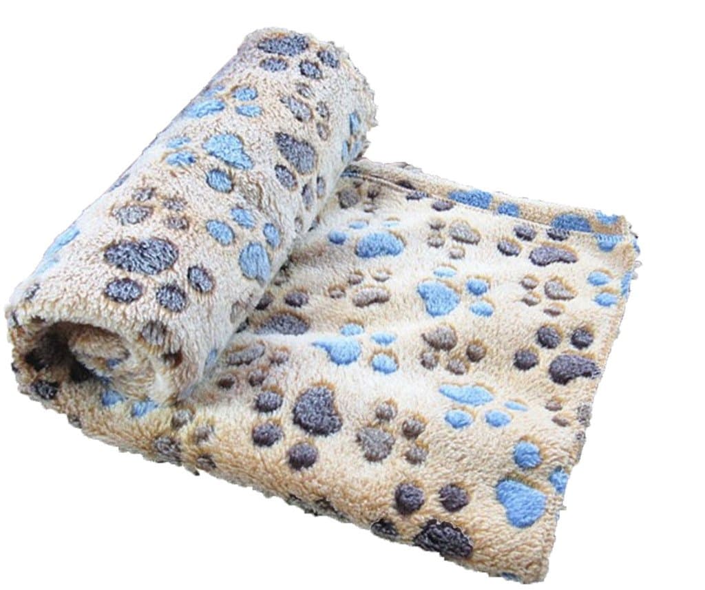 Pet blanket kennel pad dog blanket autumn and winter warm blanket thick coral velvet