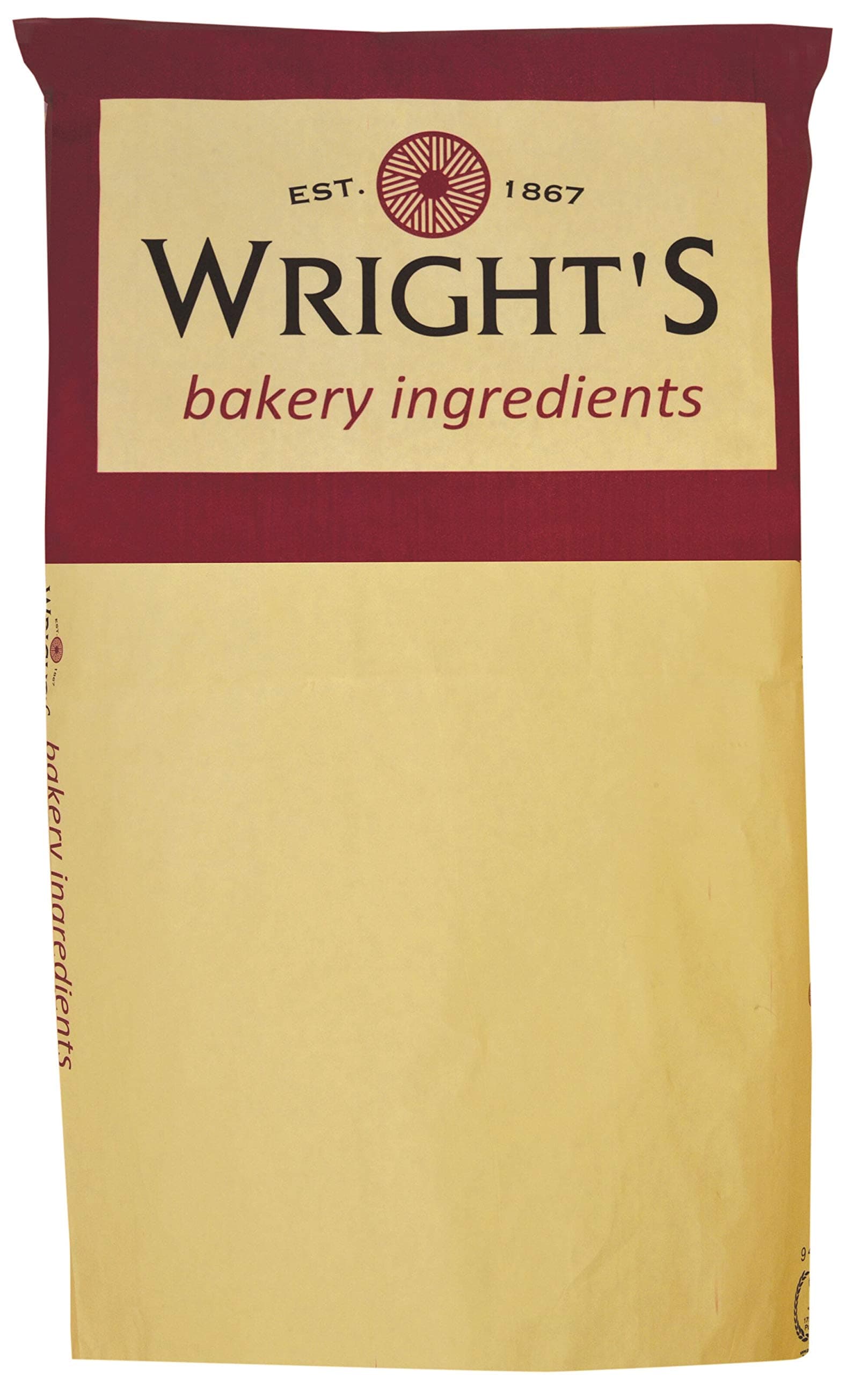 Wrights Baking White Bread Roll and Pizza Base Mix - 1x12kg