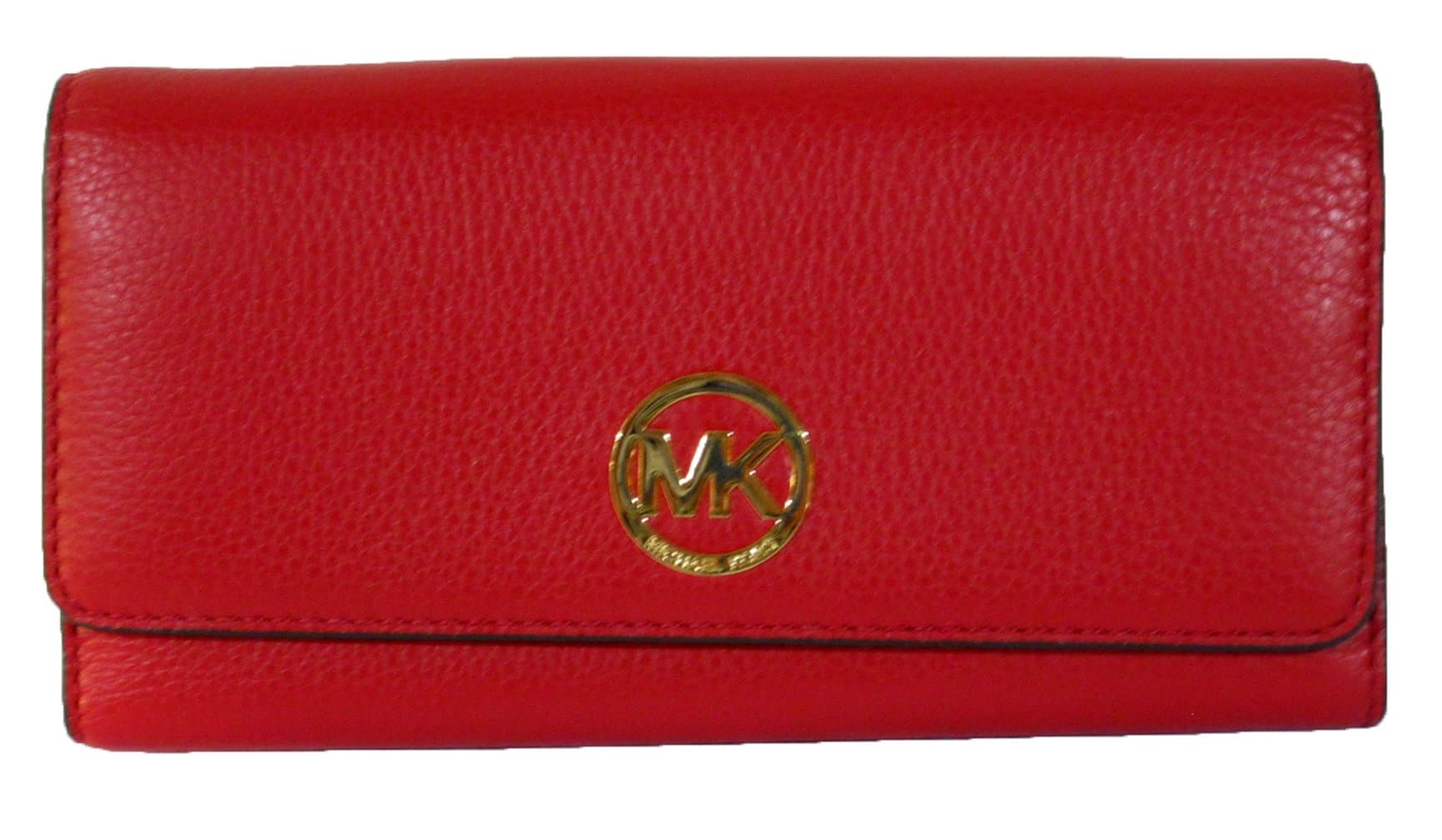 Michael Kors Tri Fold Carryall Wallet Red
