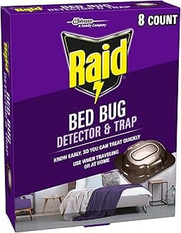 Raid Bed Bug Detector and Trap, for Indoor Use