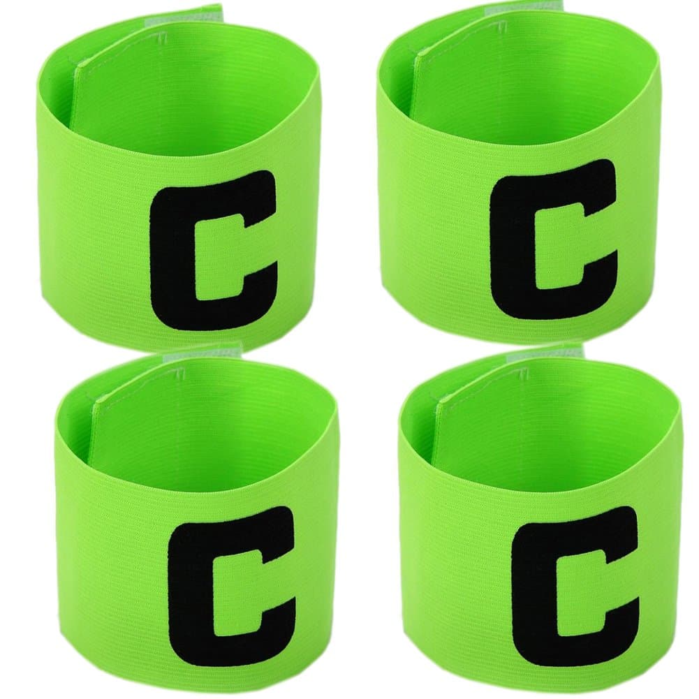 Zaptex Football Soccer Elastic Captain Armband Basketball Adjustable Player Bands