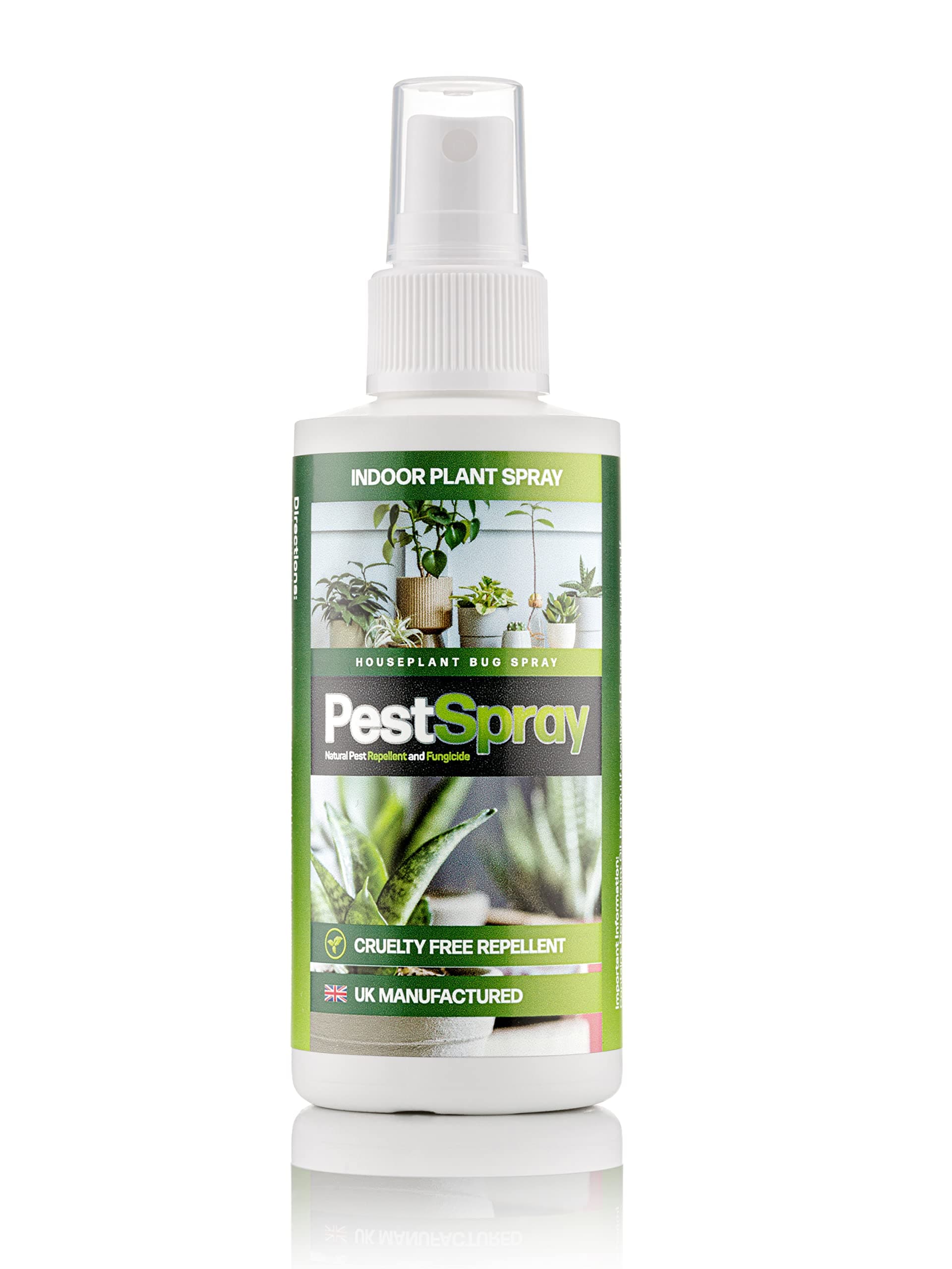 Houseplant Bug Spray, PestSpray, Natural Pest Repellent & Fungicide, Bug Control Repellent, 150ml Spray Bottle