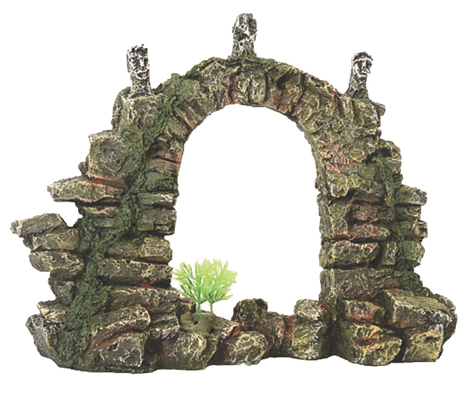 Design Elements Stone Jungle Relics Aquarium Ornament Size: 11.5" H