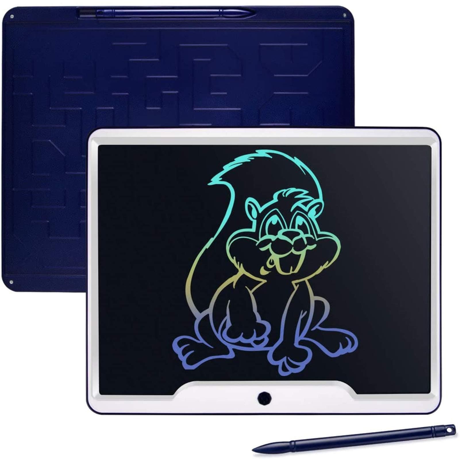 LCD Writing Tablet, 15 Inch Colorful Screen Digital eWriter Electronic Graphics Tablet Portable Writing Board Handwriting Doodle Drawing Pad Message Memo Board for Kids Adult Home School Office