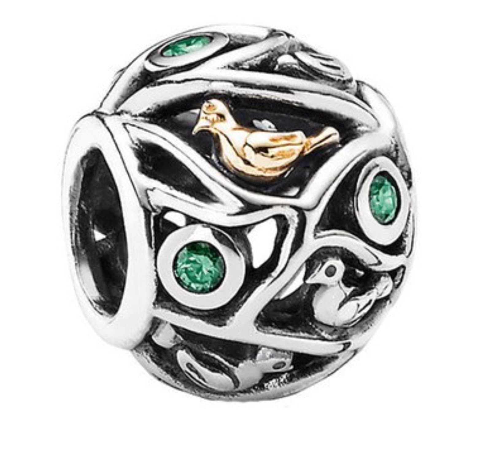 Pandora 791213CZN Birds Of A Feather Charm