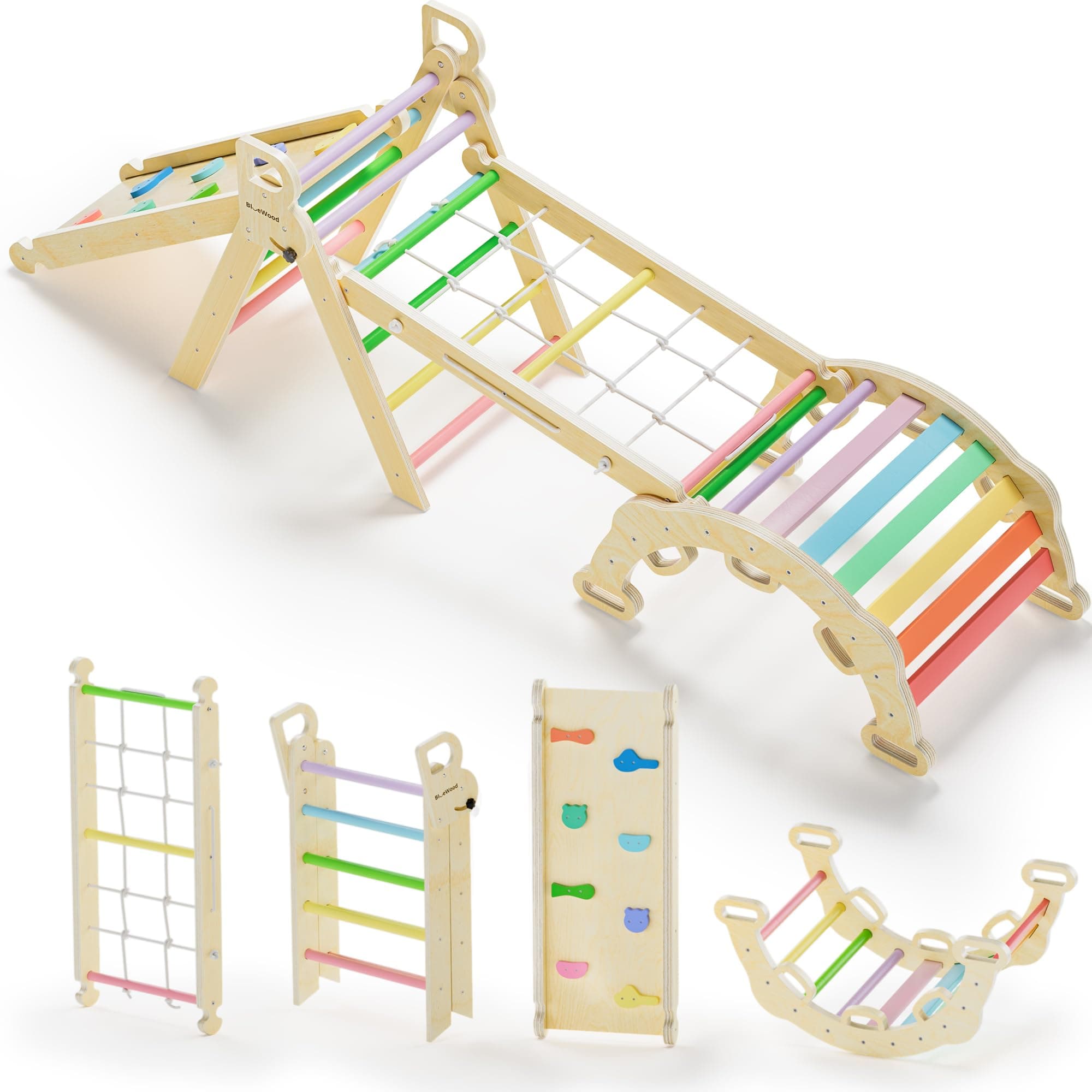 BlueWood Pikler Climbing Set Indoor