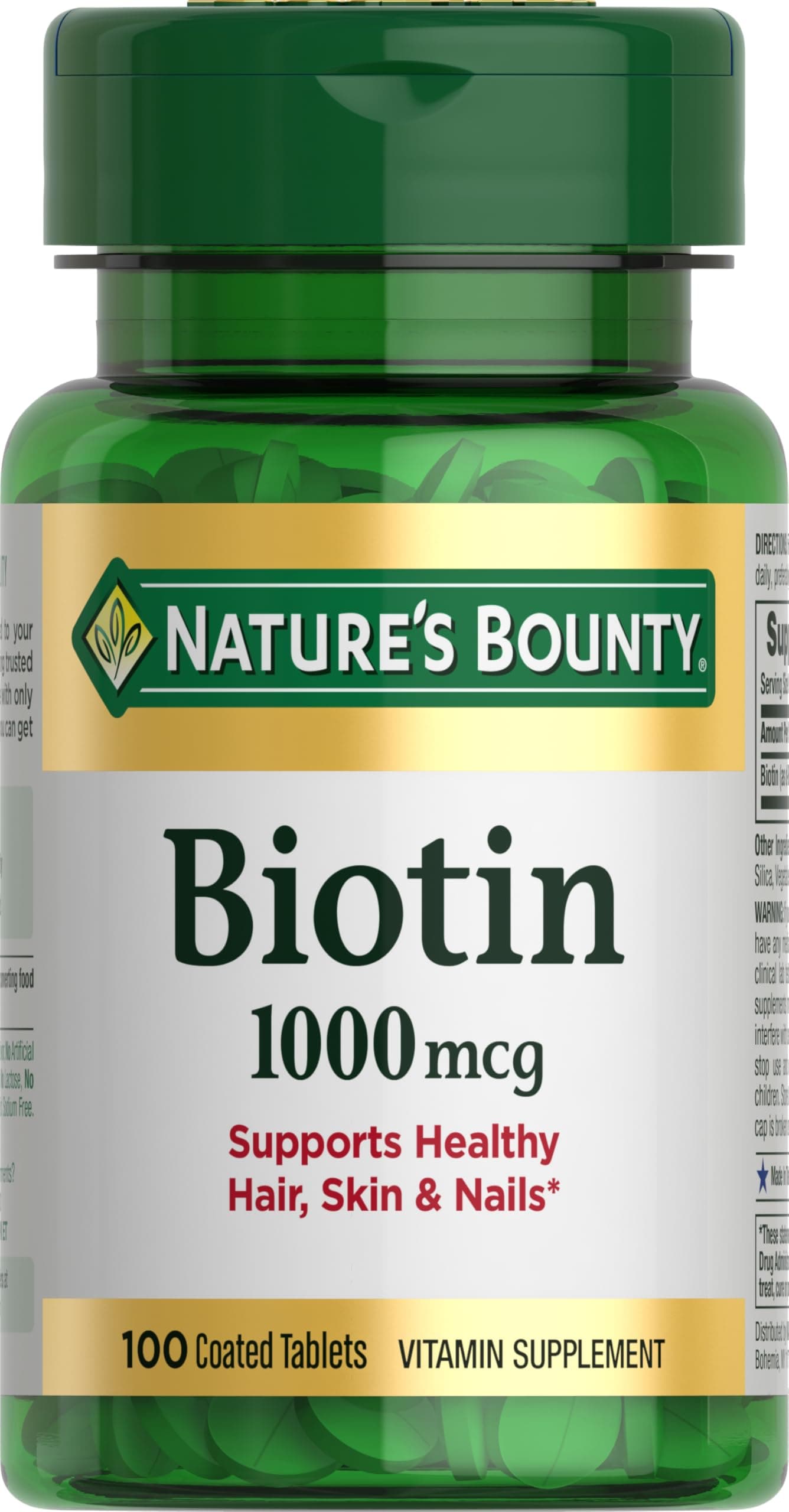 Nature's Bounty Biotin, 1000 Mcg