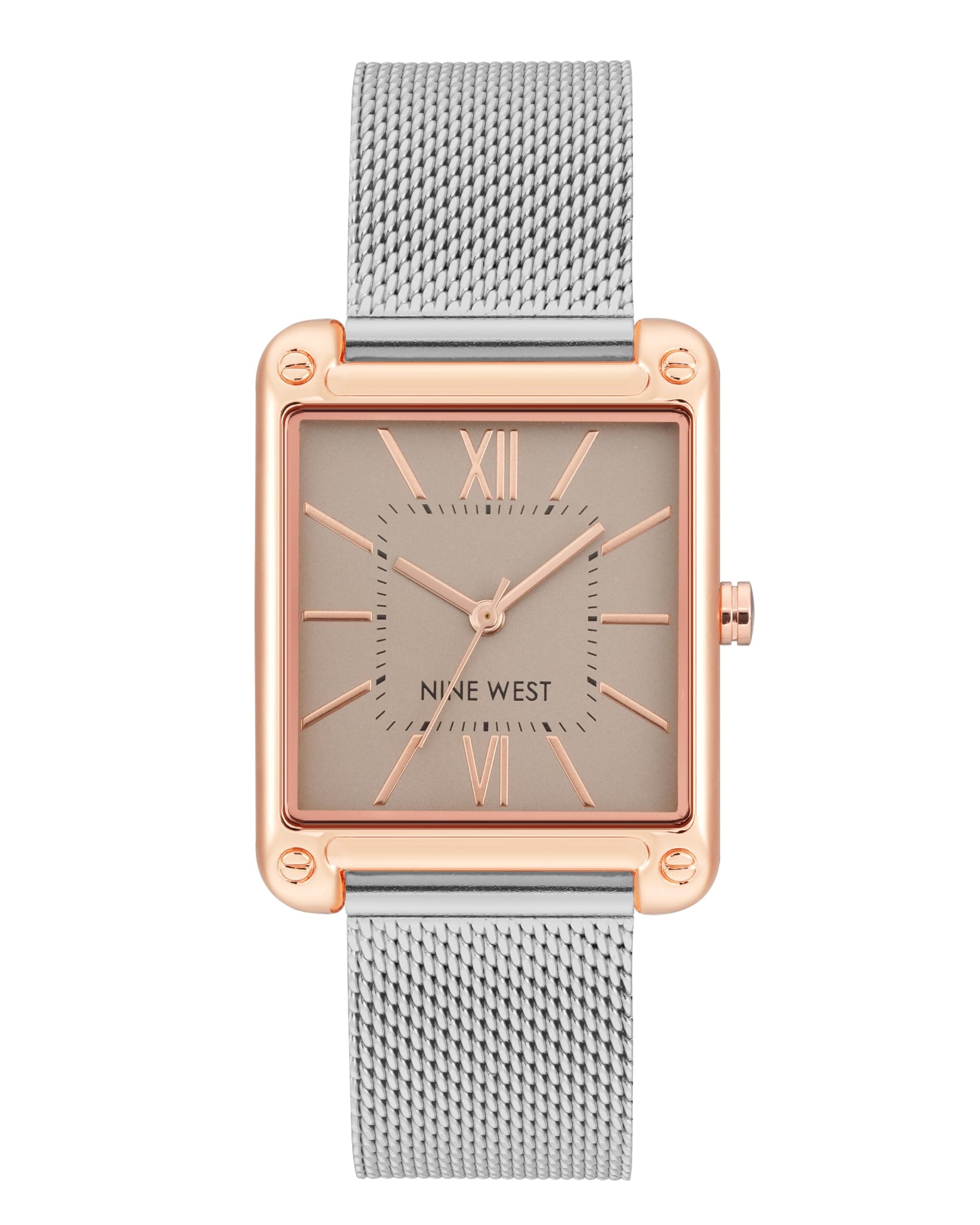 Two-tone Mesh Bracelet Watch