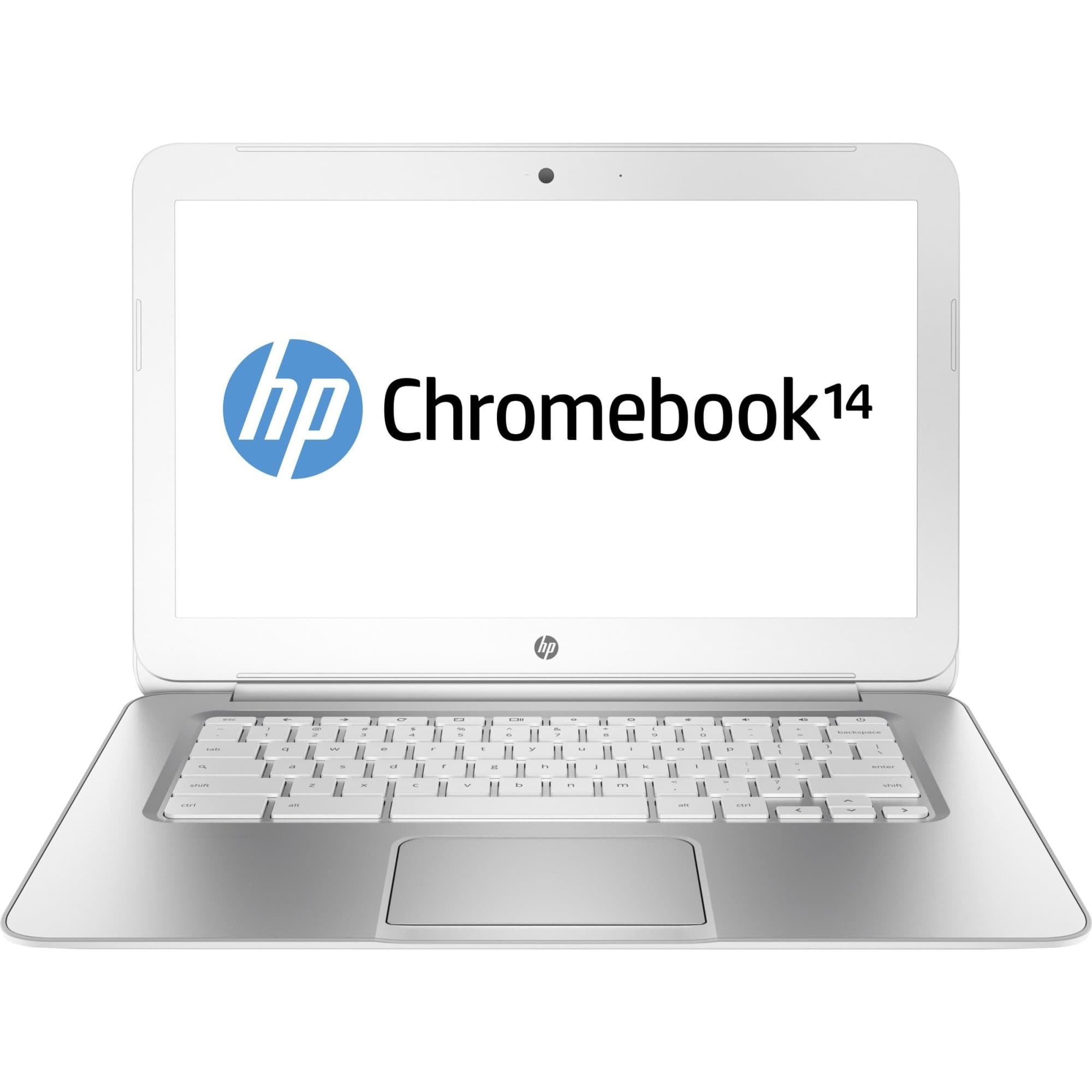 HP Chromebook F7W49UA#ABA 14-Inch Netbook (White)