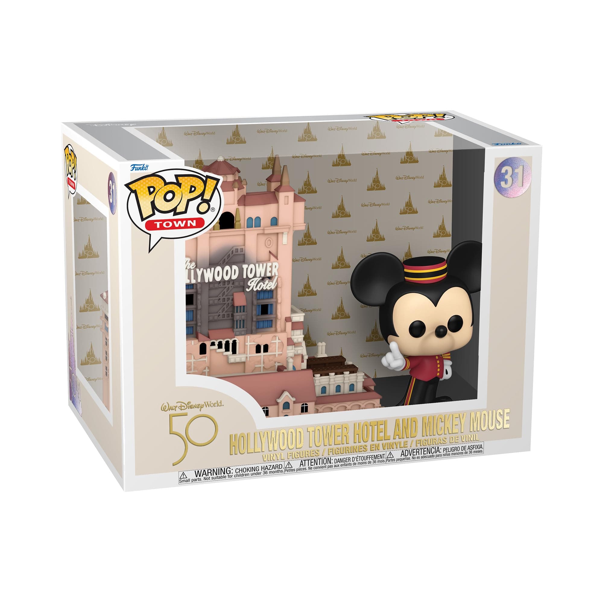Pop! Town: Walt Disney World 50th Anniversary - Tower of Terror with Mickey