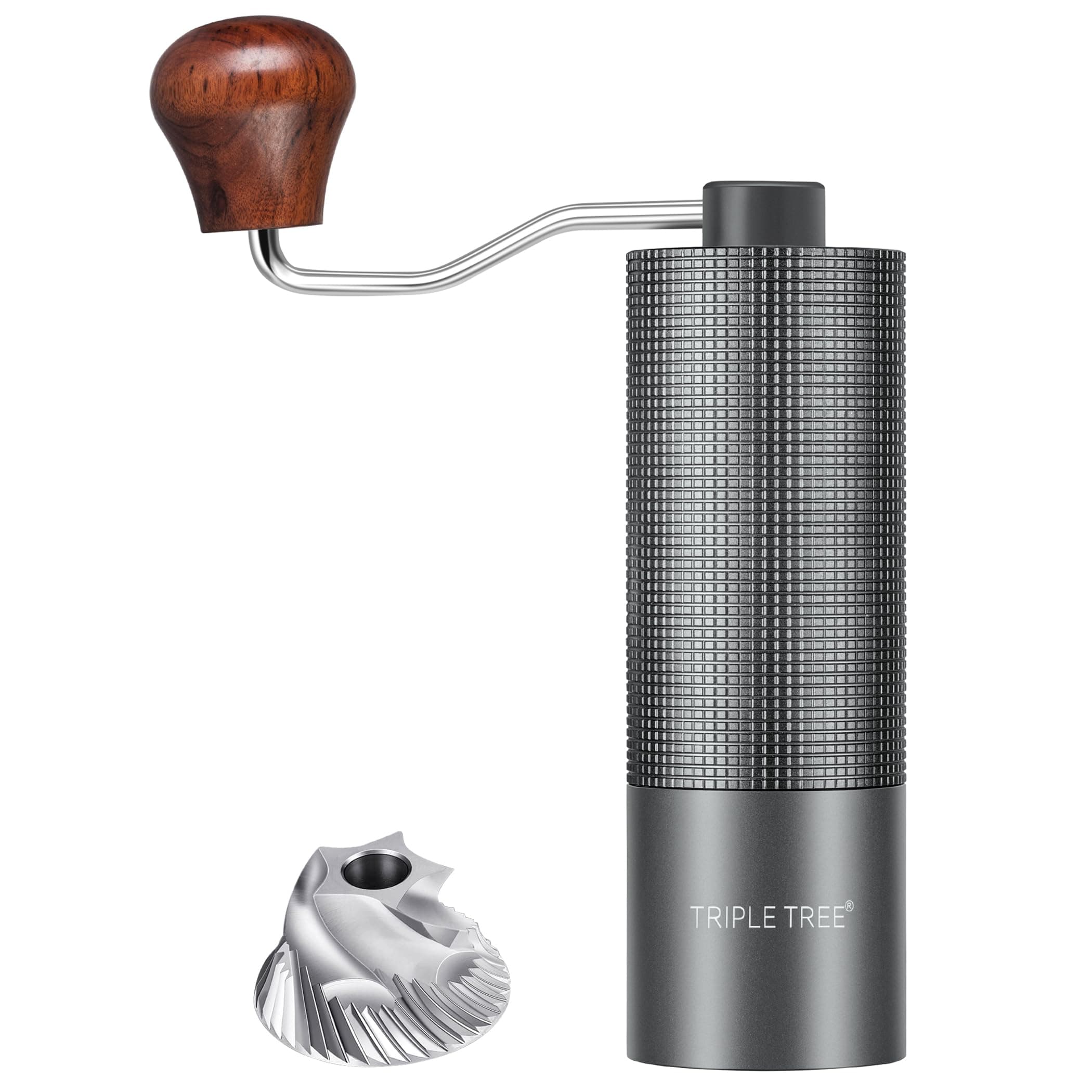 Manual Coffee Grinder with Adjustable Coarseness Settings, Hand Coffee Grinder Ideal Gift for Coffee Lover,Capacity 30g with Sturdy Conical Burr, Perfect Coffee Bean Grinder for Office Home Camping