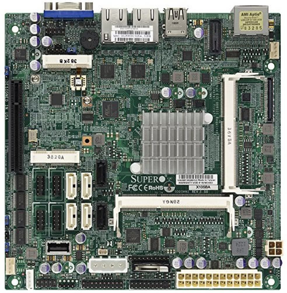 Supermicro Mini ITX DDR3 1333 NA Motherboards X10SBA-O