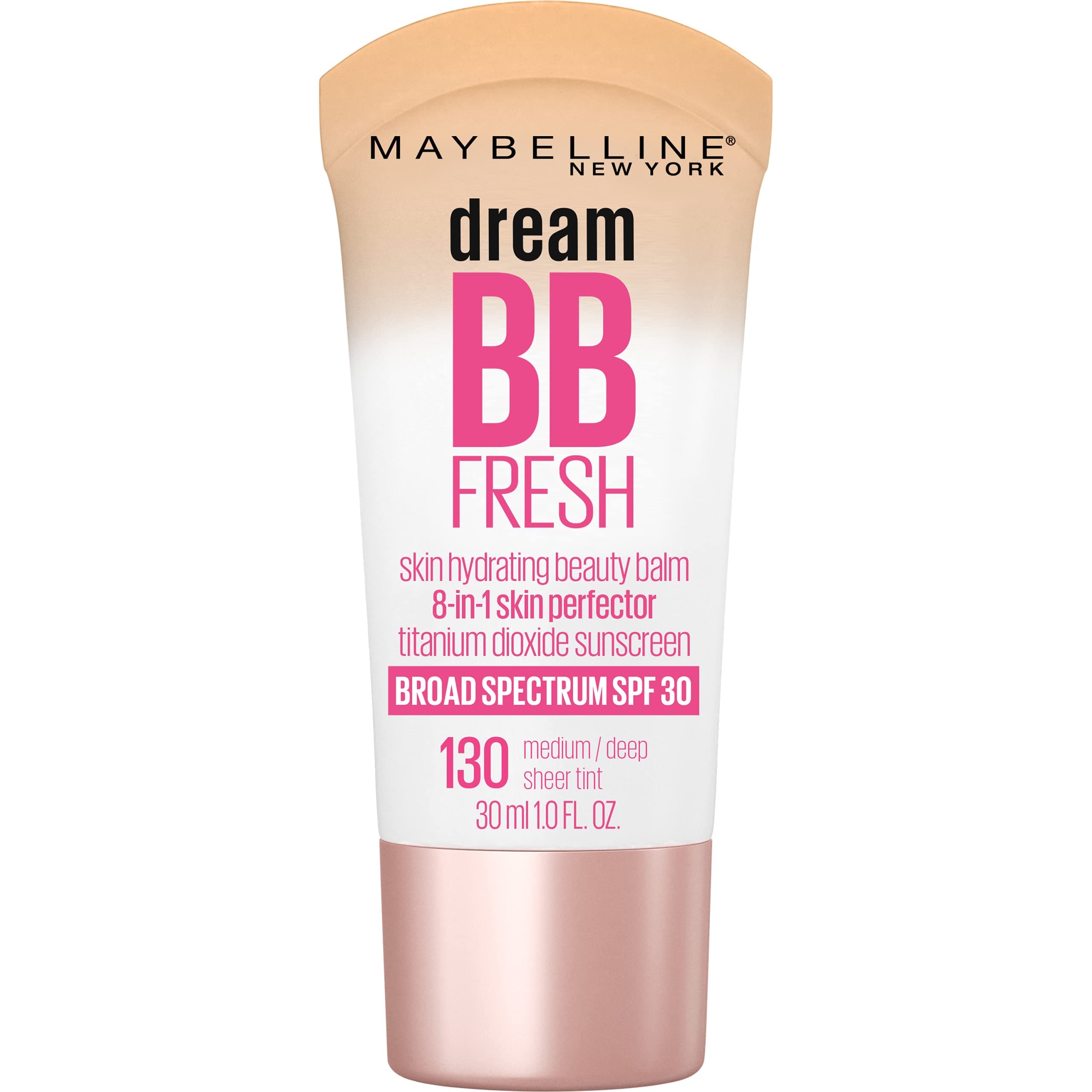 Maybelline Dream Fresh Medium Coverage Dewy Bb Cream For Normal Skin, Medium/Deep, 30Ml