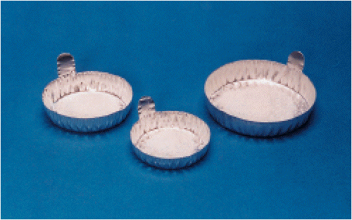 Eagle Thermoplastics D57-100 Aluminum Round Weighing Dishes with Tabs, 63ml, 57mm [pack of 100]