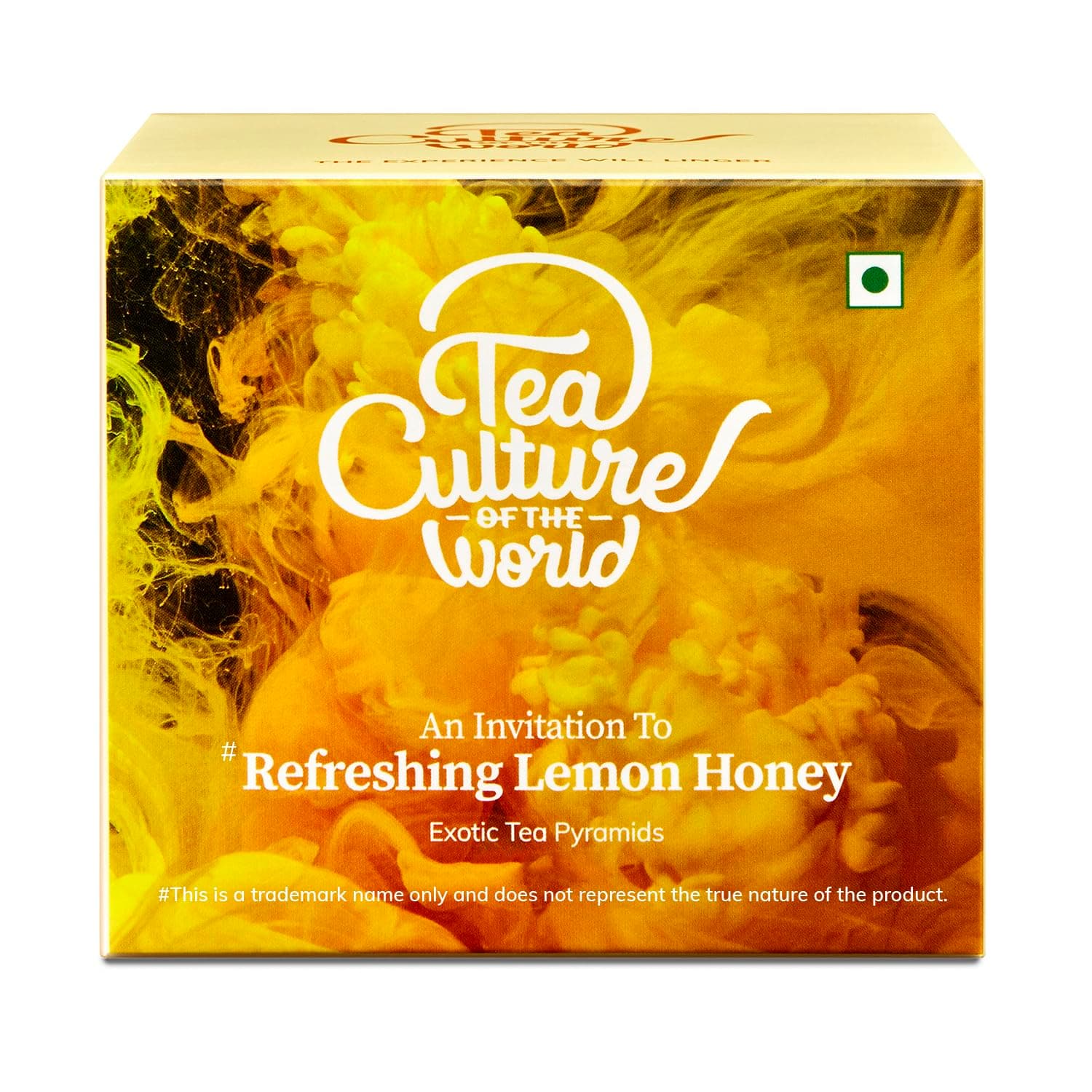 Tea Culture of The World Refreshing Lemon Honey | Green Tea, Lemon and Honey | Comforting & Refreshing Flavor | 100% Whole Leaves, No Dust, 16 count