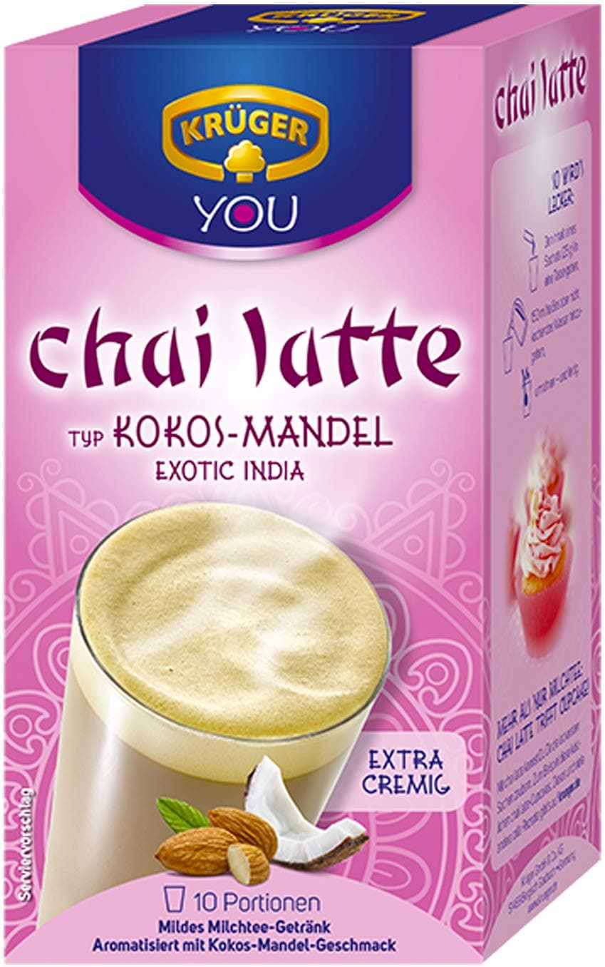Chai Latte Exotic India - Coconut-Almond - Krueger You 250 g, Krüger / Germany
