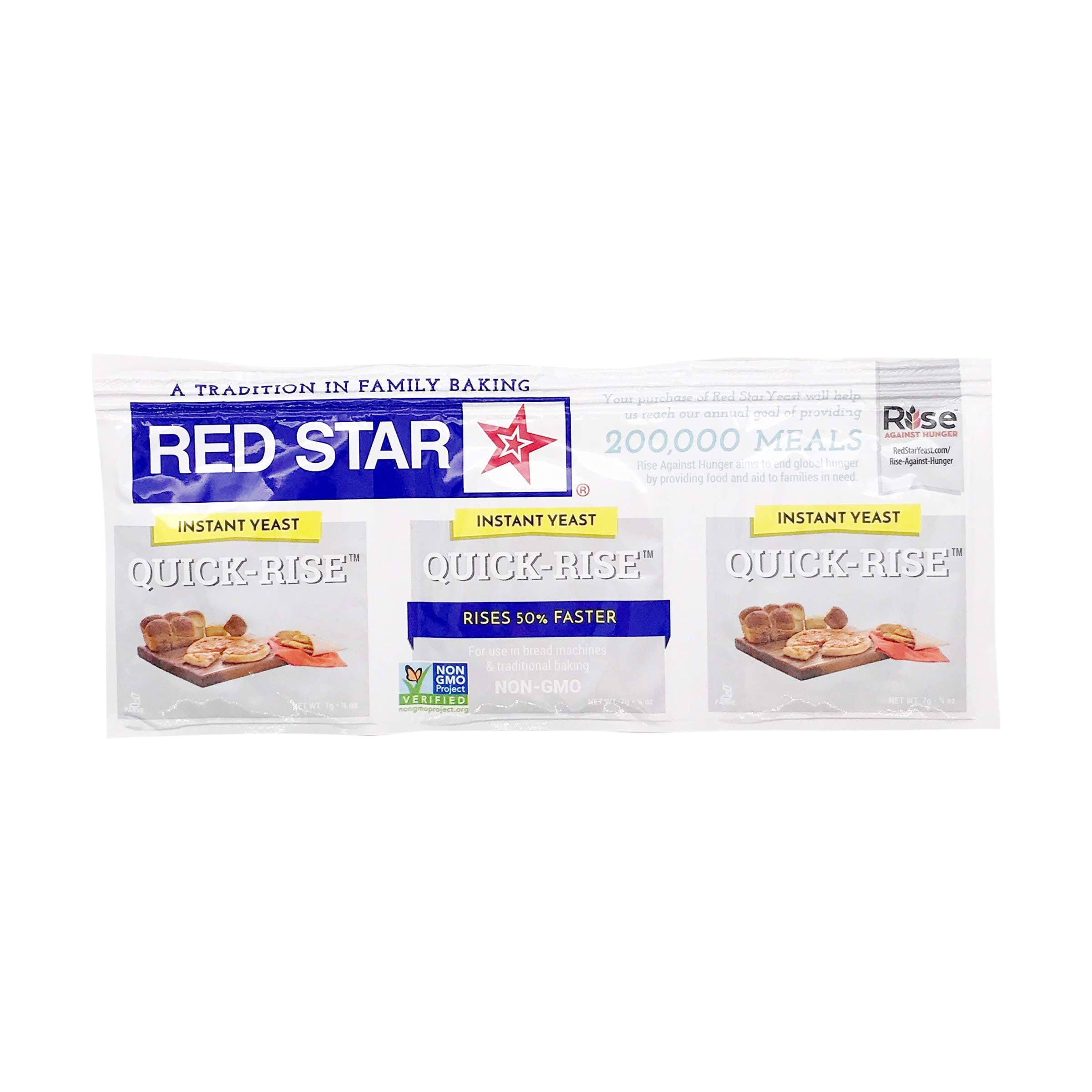 Red Star Instant Quick Rise Dry Yeast, 3 ct