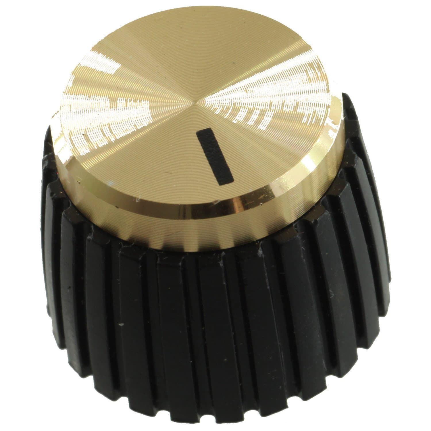 Original Marshall Amplifier Gold Push-On Knob Set, Pkg. 8