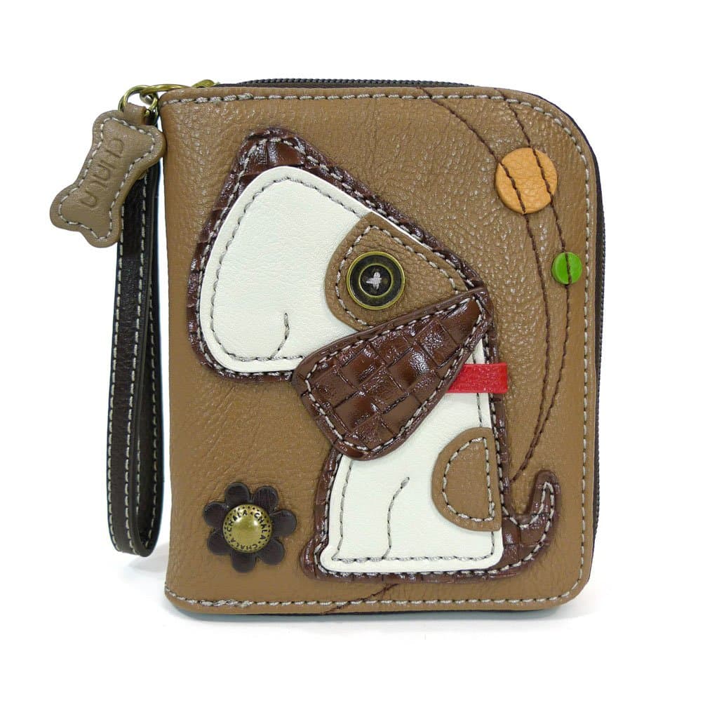 CHALAZip Around Wallet - Dog Brown