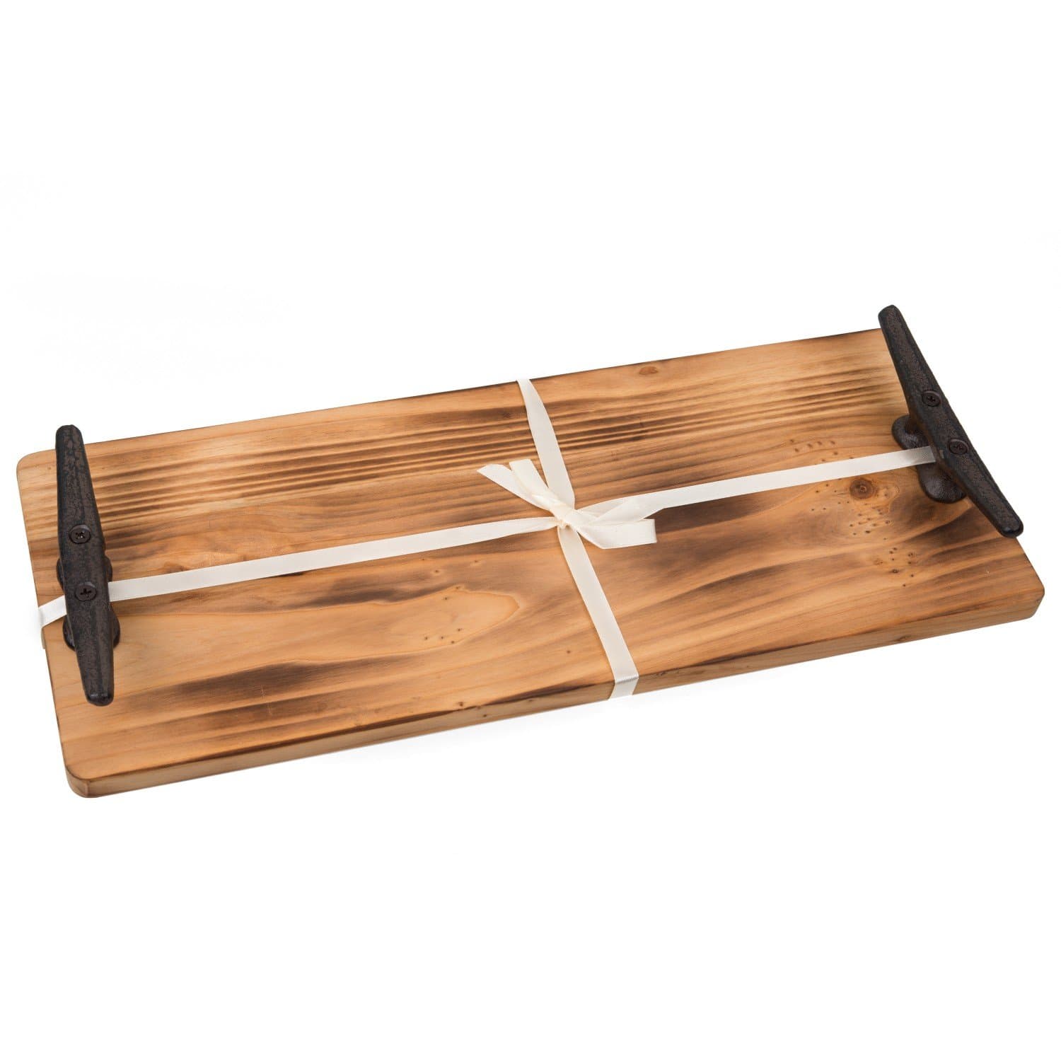 Yitchen Horn Cleat Cheese Board Tray Platter [16.5" x 7"]