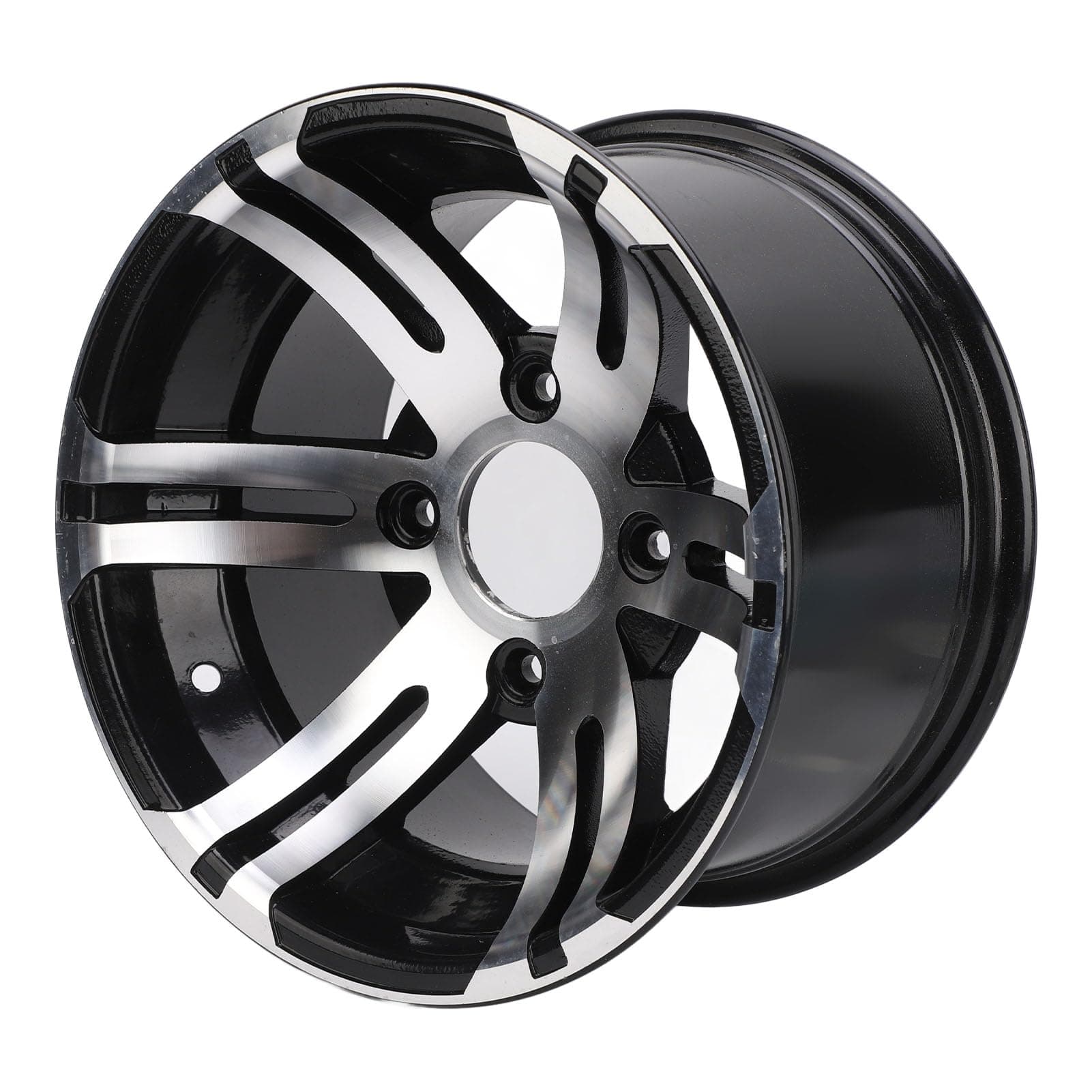 JiawuATV Wheels Rims, 12inch ATV Wheel Rim Hub, Aluminum Alloy Replacement Wheels for Quad Bike, ATVs, Karts, Off Road Vehicle, Enhanced Performance, ATV Wheel, Versatile