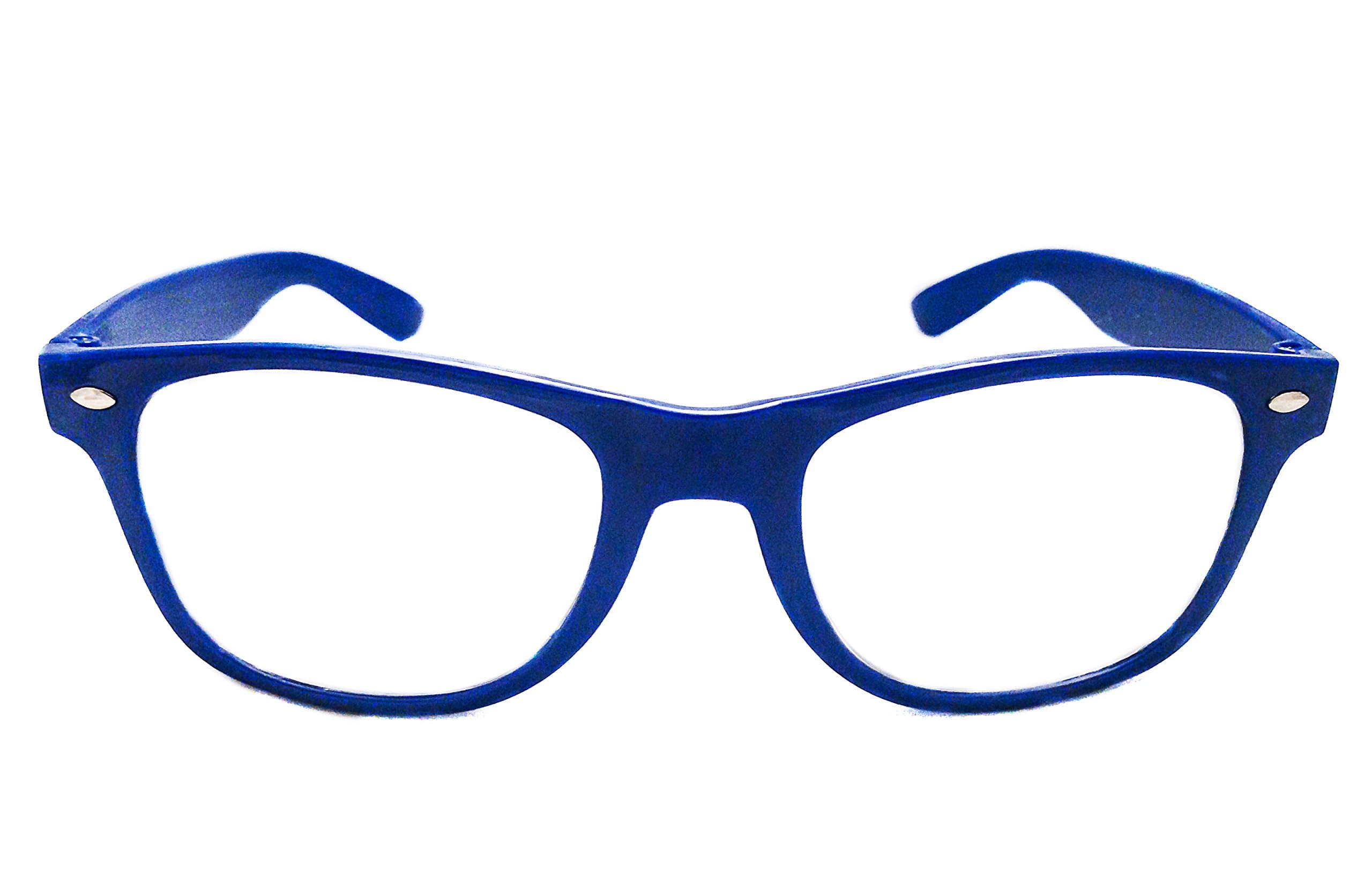 Dark Blue Diffraction Rave Glasses