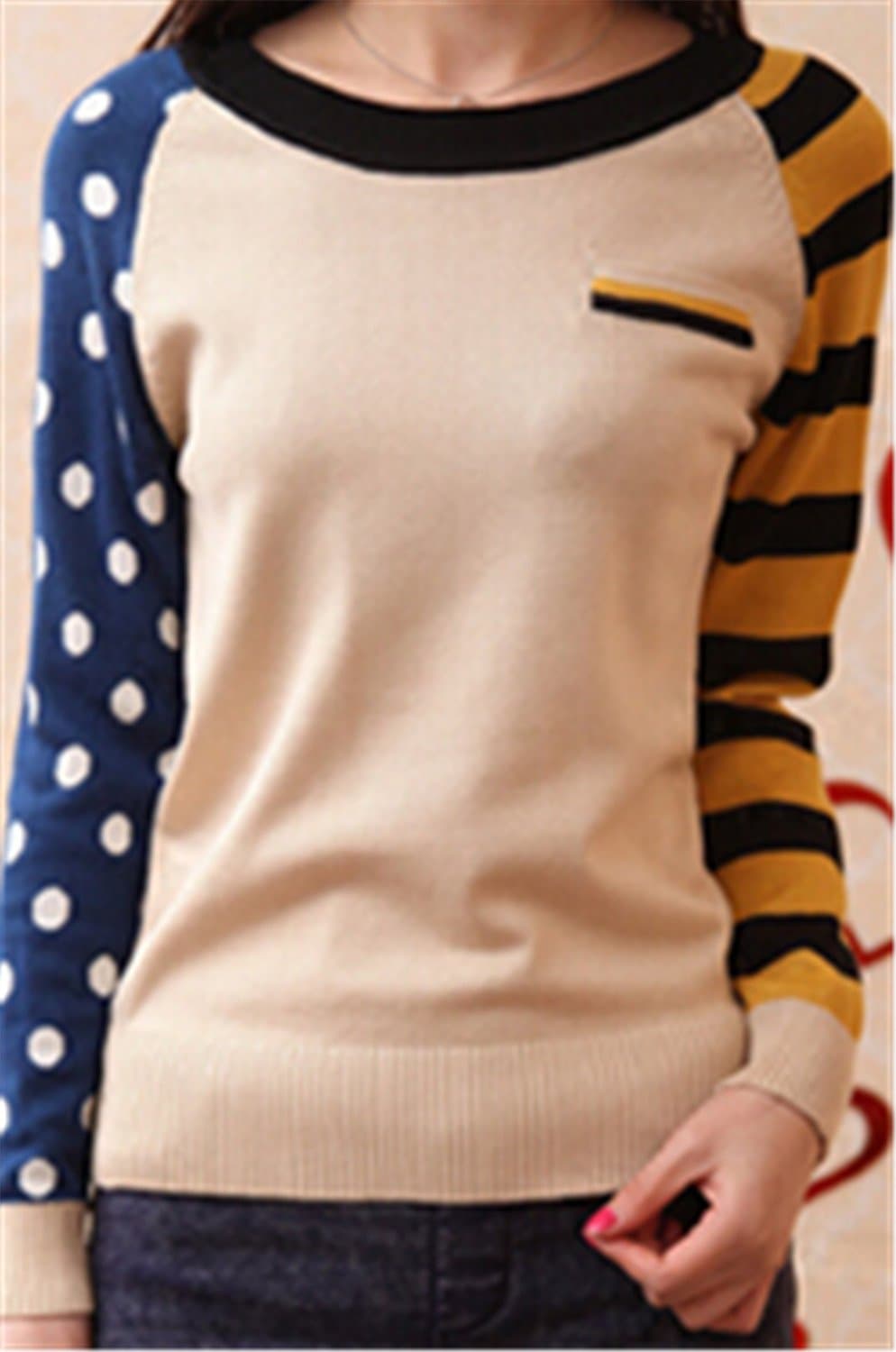 Changde360 Warm 4 Candy Color New 2016 O-Neck Autumn Women Sweater Long Sleeve Pullovers Knitting Casual Sweaters pull femme sudaderas jumper BeigeS Soft