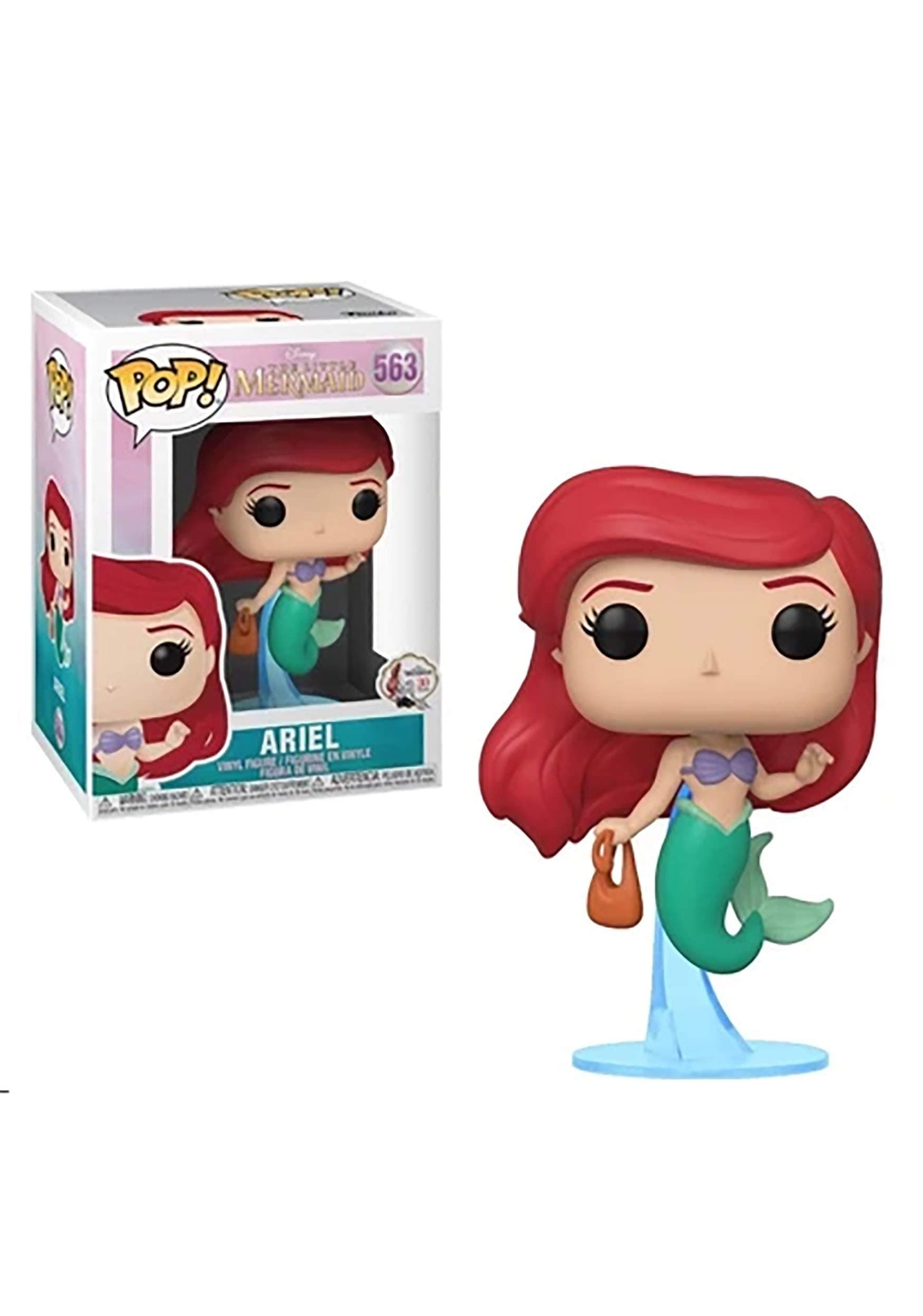 Pop! Disney: Little Mermaid - Ariel with Bag, Multicolor, Standard