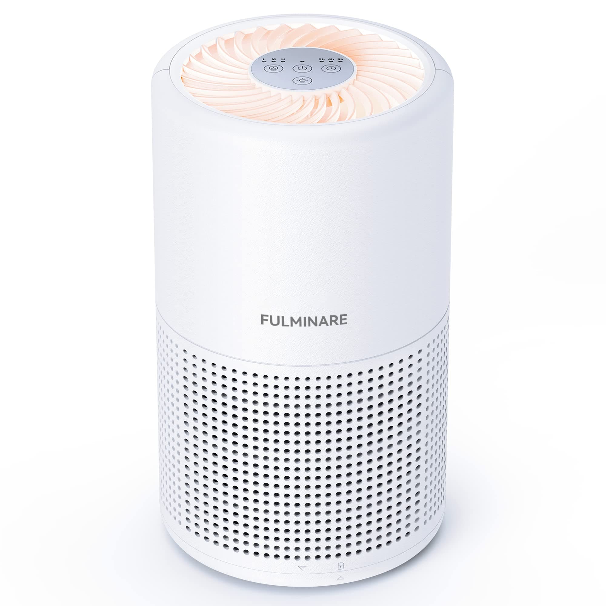 FULMINARE Air Purifiers for Bedroom, H13 Small Air Purifiers for Home Pets with HEPA Air Filter, Ultra Quiet Air Cleaner for Bedroom, True Air Cleaner Filter Remove 99.97% Dust, Pet, Smoke, Pollen