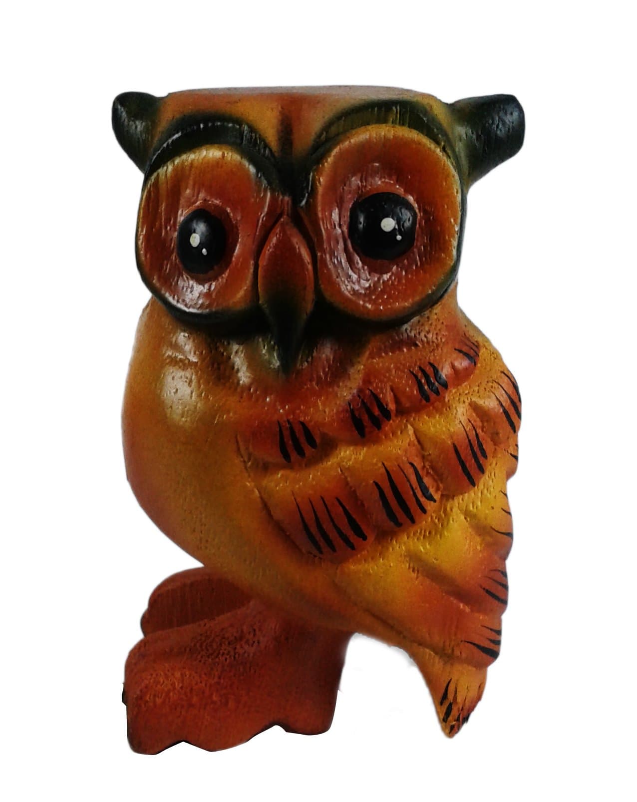 Lastwizard Wood Blow Pipe Owl Whistle Musical Instrument 5"