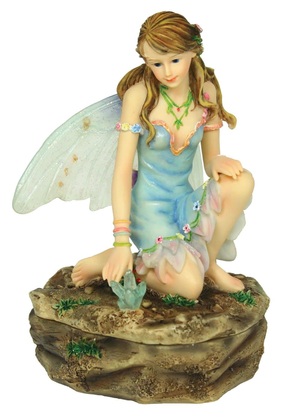 Faerie Glen Krystaluma's Treasure Figurine by Munro, 4-Inch Tall