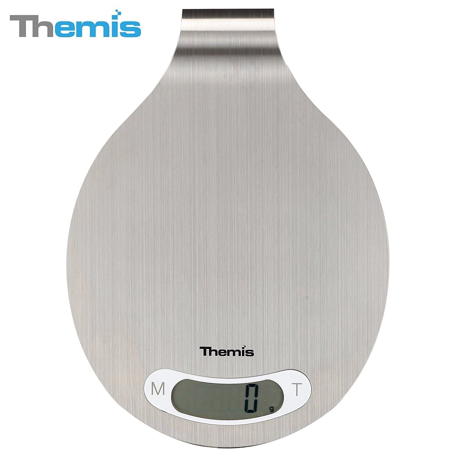 TMS1535 Hook Design Digital Multifunction Kitchen Scale, Accurate Electronic Food Scale 1g to 5kg / 0.05oz to 11lbs; Stainless Steel, Easy for Cleaning