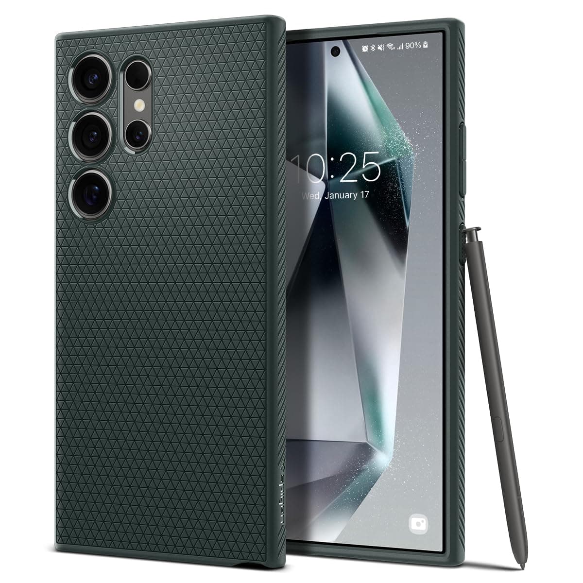 Spigen Liquid Air for Samsung Galaxy S24 ULTRA case cover (2024) - Abyss Green