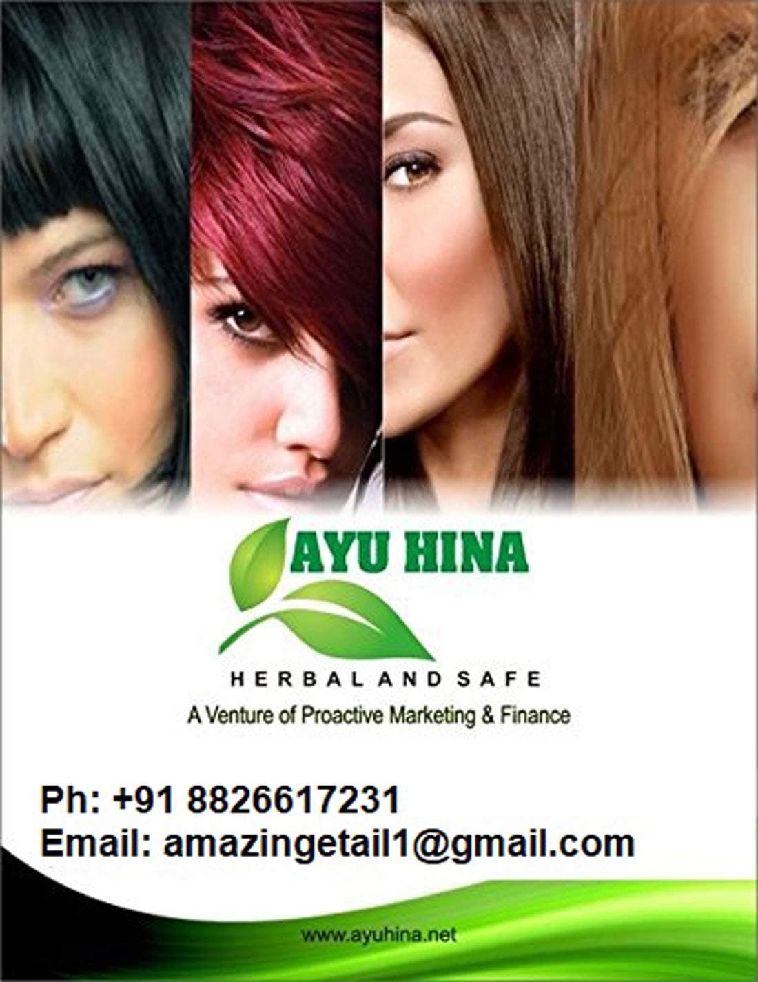 Ayu Hina Henna, Dark Brown, 25 g (Pack of 5)