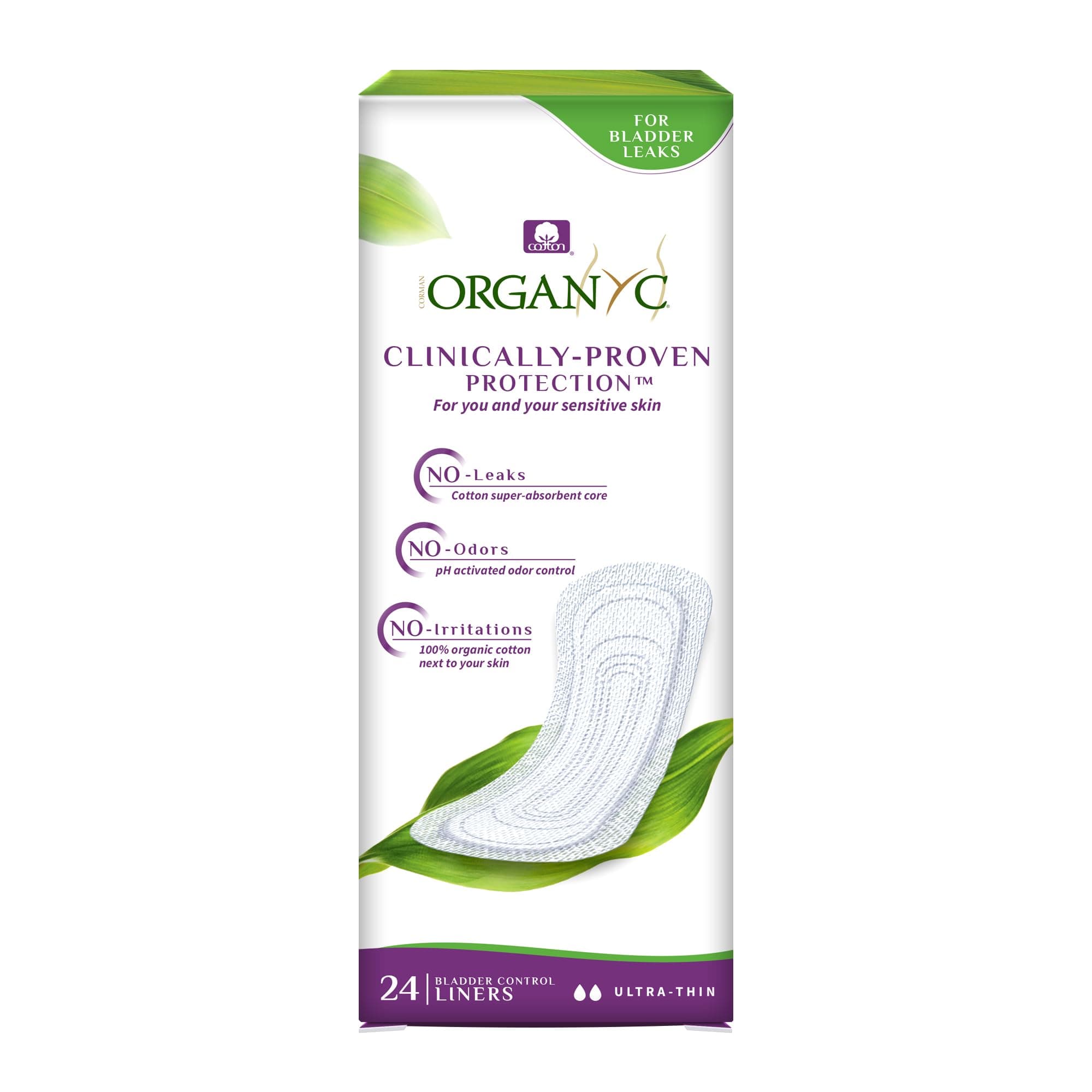 Ultra-Thin Bladder Control Liners