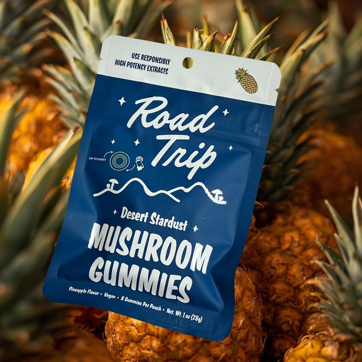 Road Trip - Desert Stardust - Mushroom Extract - Nootropic Blend - 2-Packs (2-Packs, Pineapple)