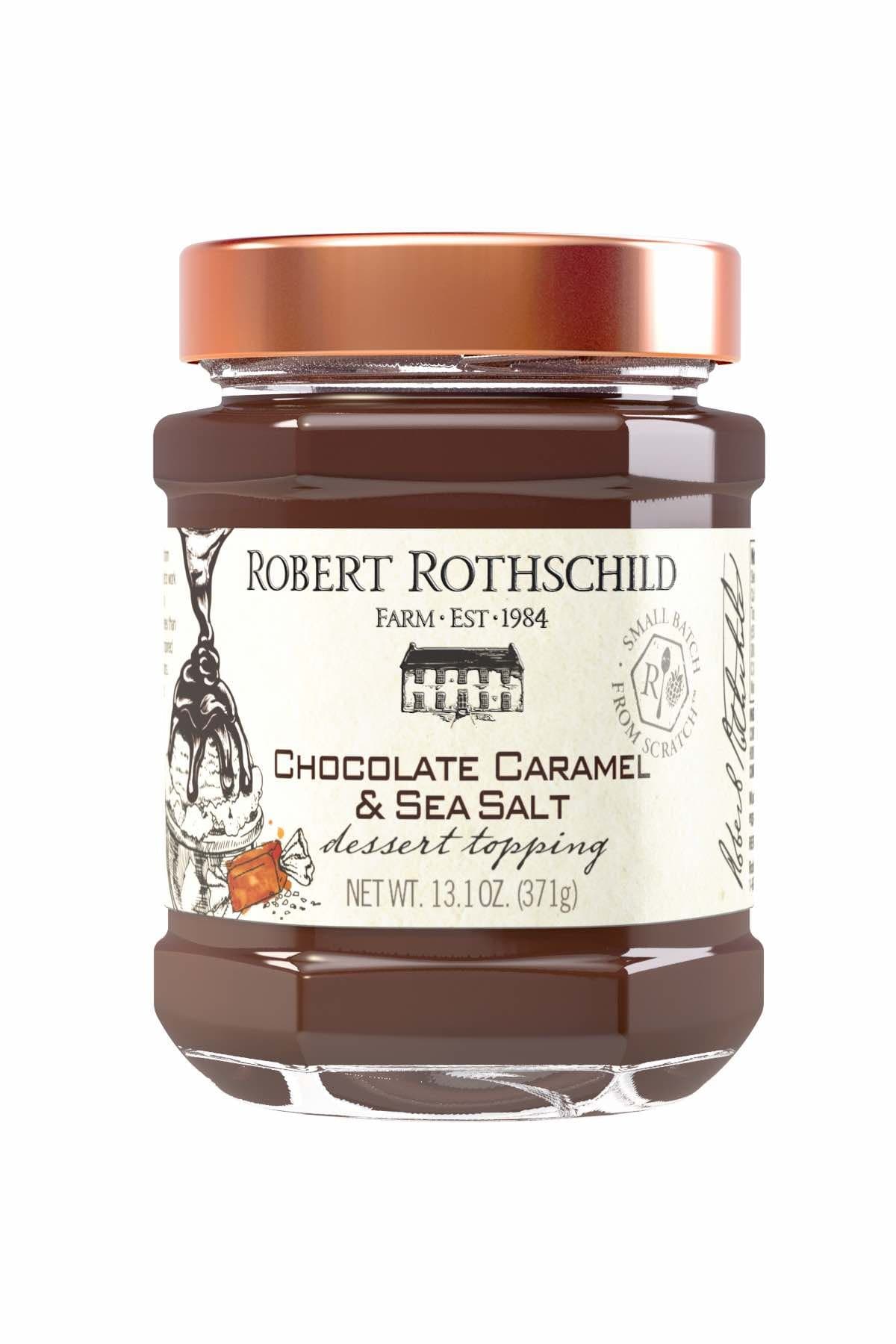 Robert Rothschild Farm Chocolate Caramel & Sea Salt Dessert Topping 13.1 oz