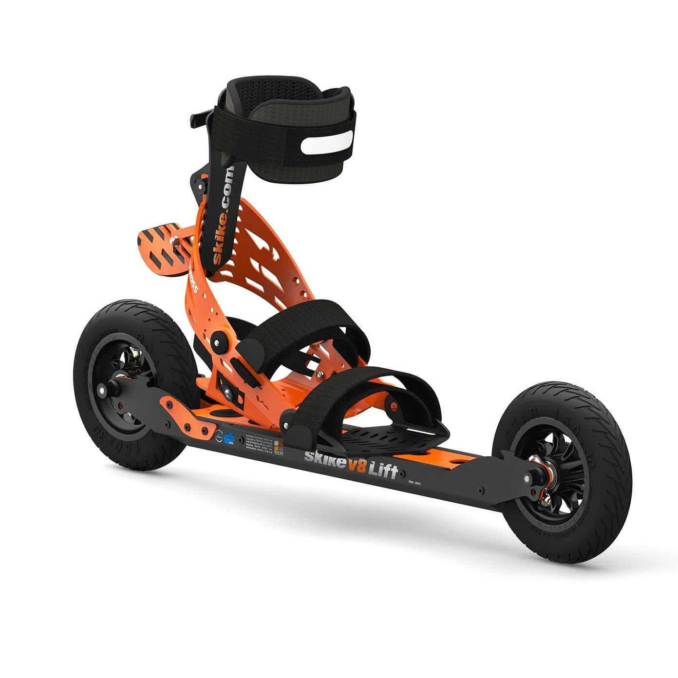 skike v8 Lift Cross 2R - Top Notch All Terrain Skate with Heel Lift Function - Rewarded with The Award 2015