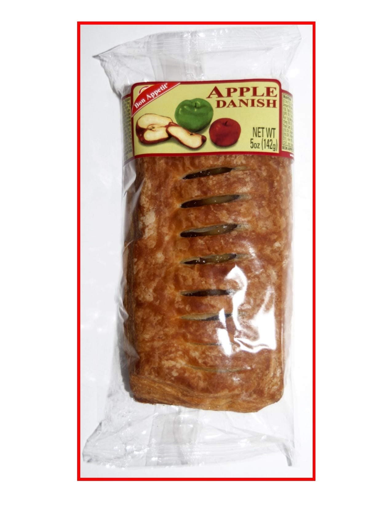 Bon Appetit Apple Danish, 5 Ounce (Pack of 8)