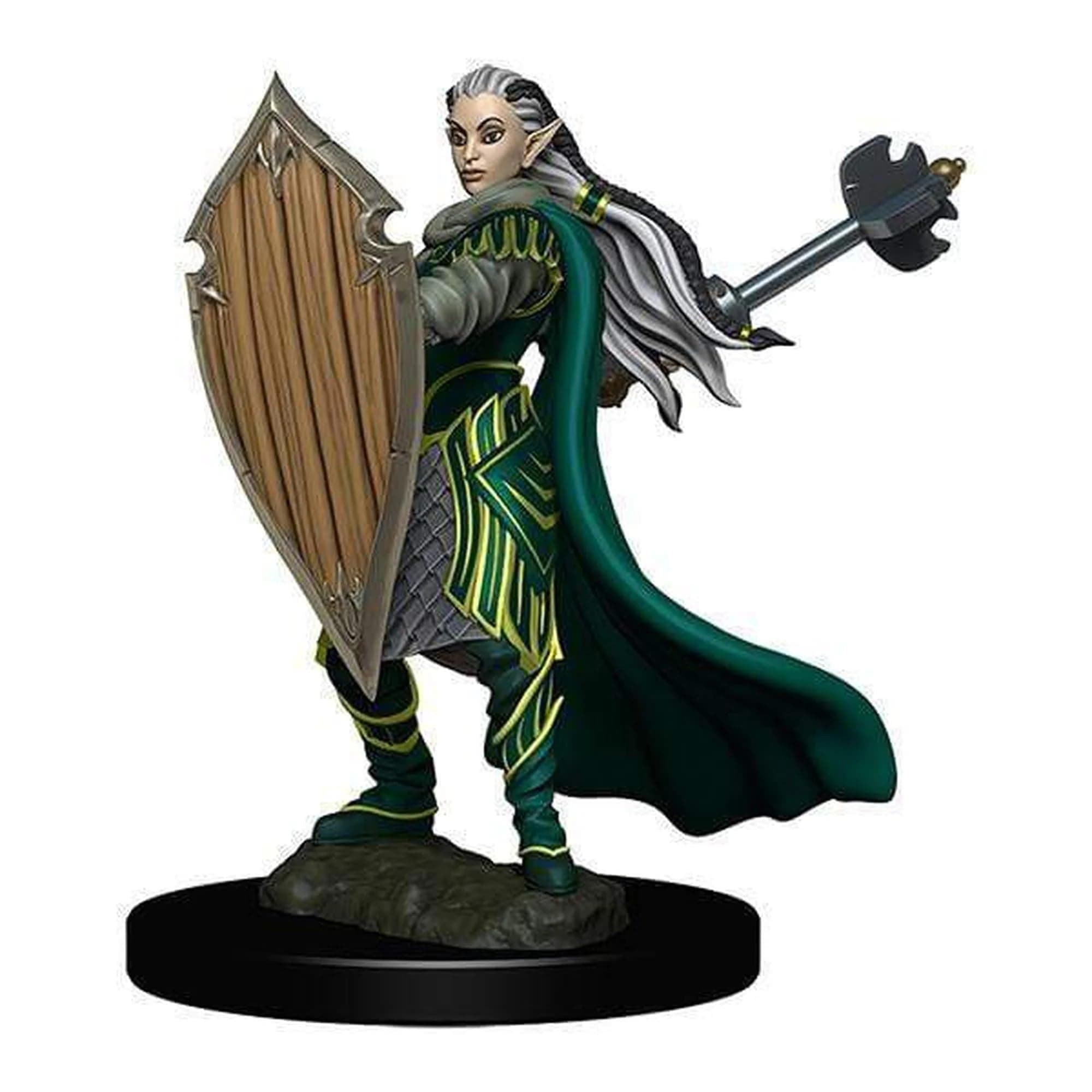 D&D Female Elf Paladin Premium Painted Fantasy Miniature WZK93025 Wizkids