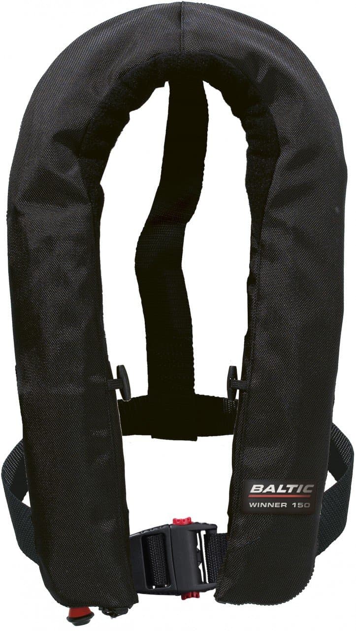 Baltic Winner 150N Automatic Lifejacket - Black, 40-150 Kg