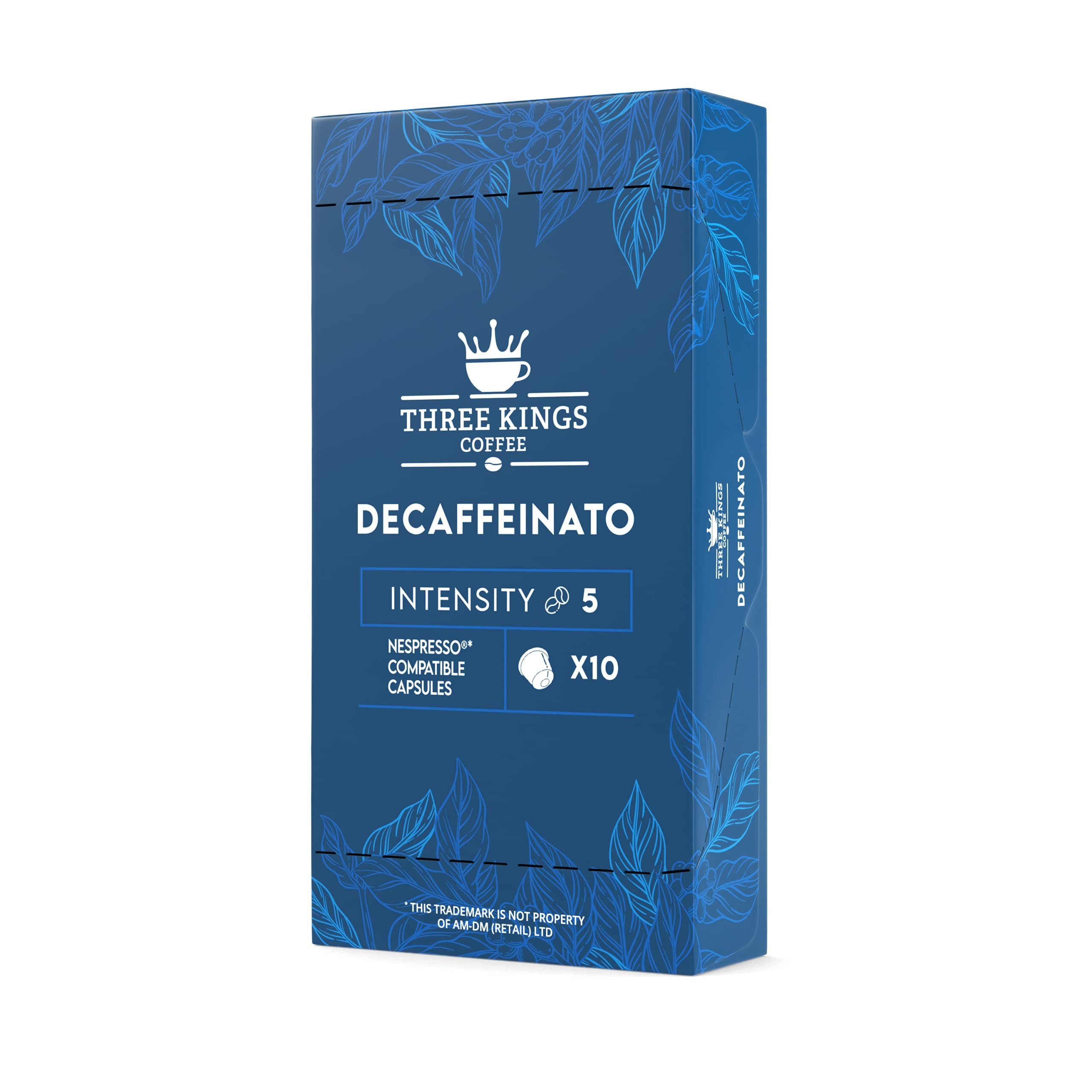 100 Nespresso Compatible Decaf Capsules Pods for Machines - Decaffeinato
