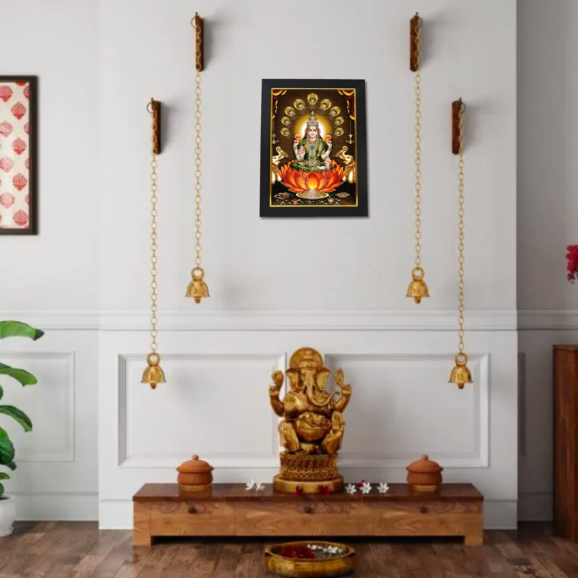 101 Temples - Divinity Eternity Spirituality Goddess Dhana Lakshmi Photo Frame