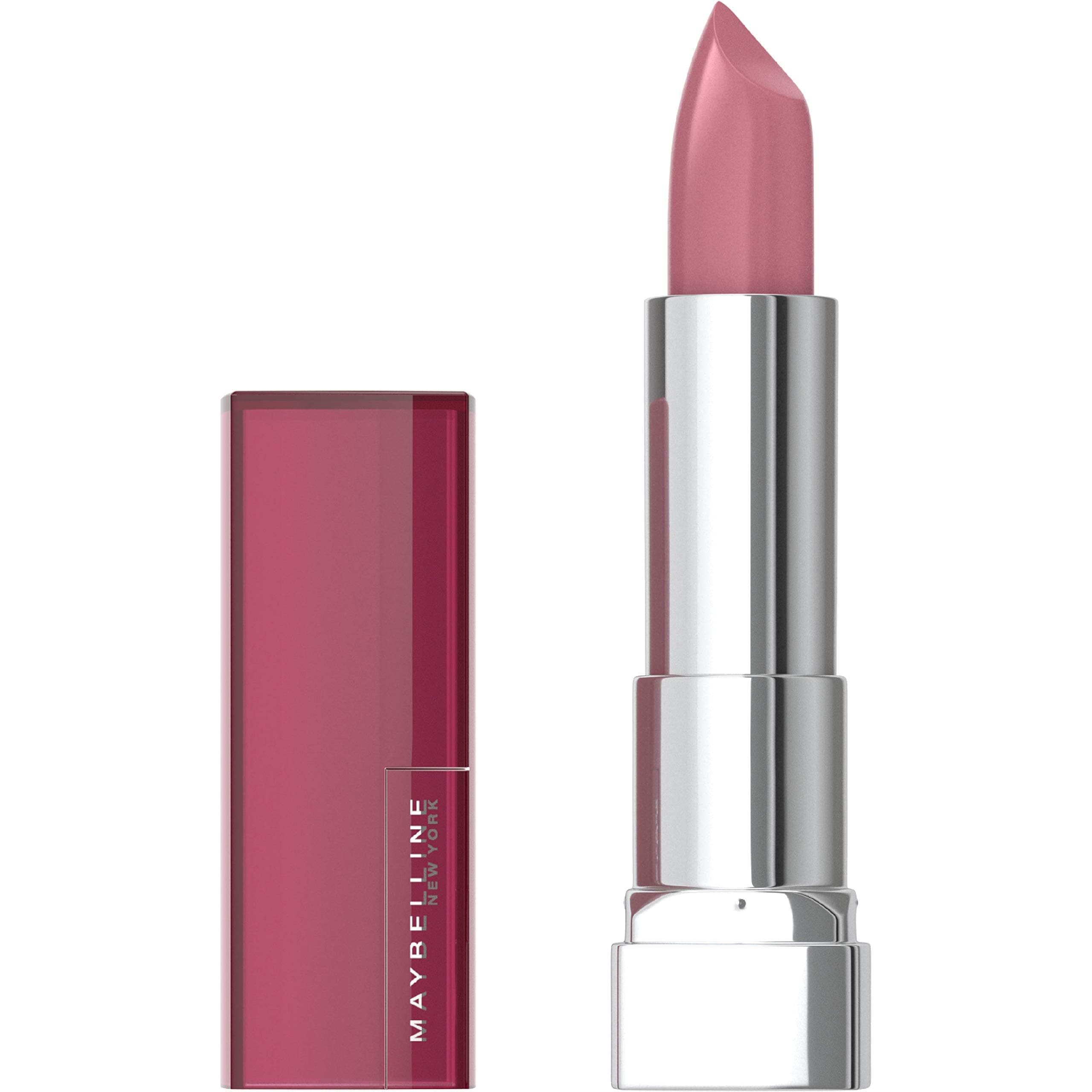 Color Sensational Lipstick, Lip Makeup, Cream Finish, Hydrating Lipstick, Romantic Rose, Pink ,1 Count