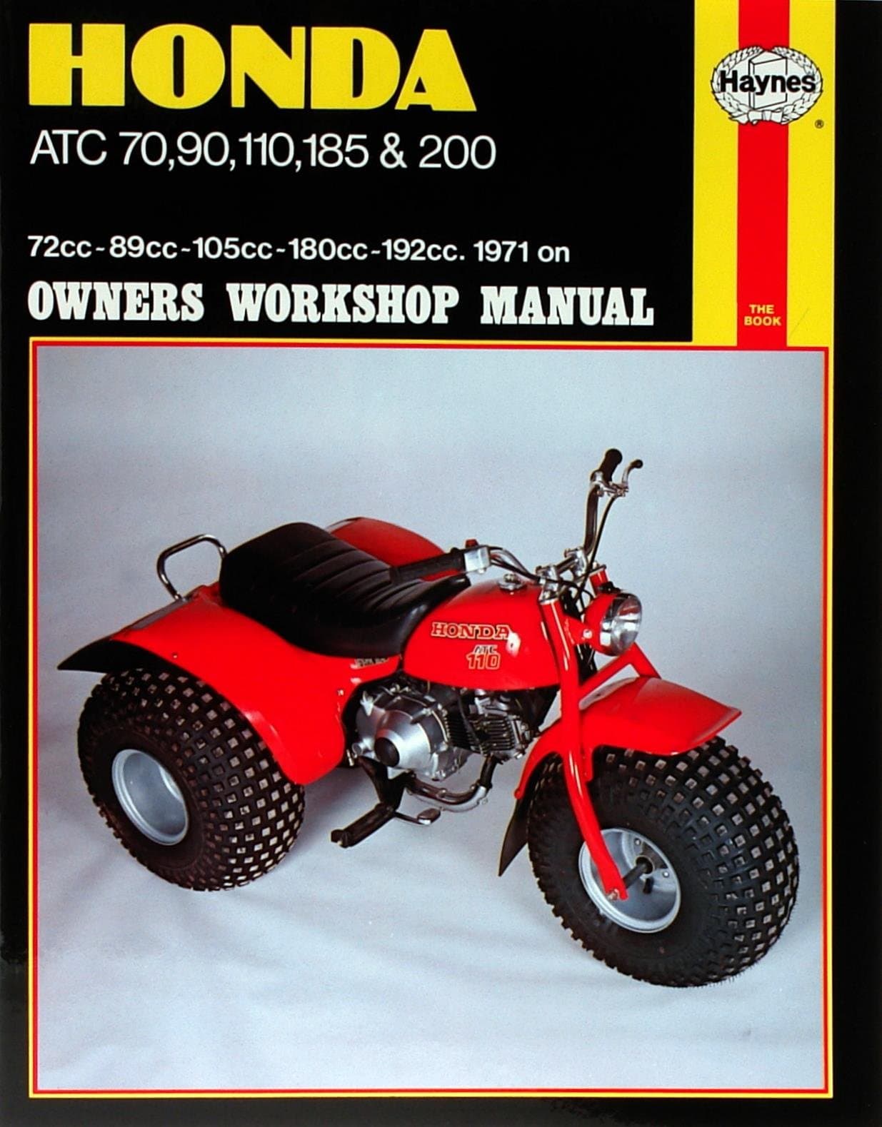 ATV Repair Manual 565 Honda ATC70, 90, 110, 185 & 200, 71-'82 (565)